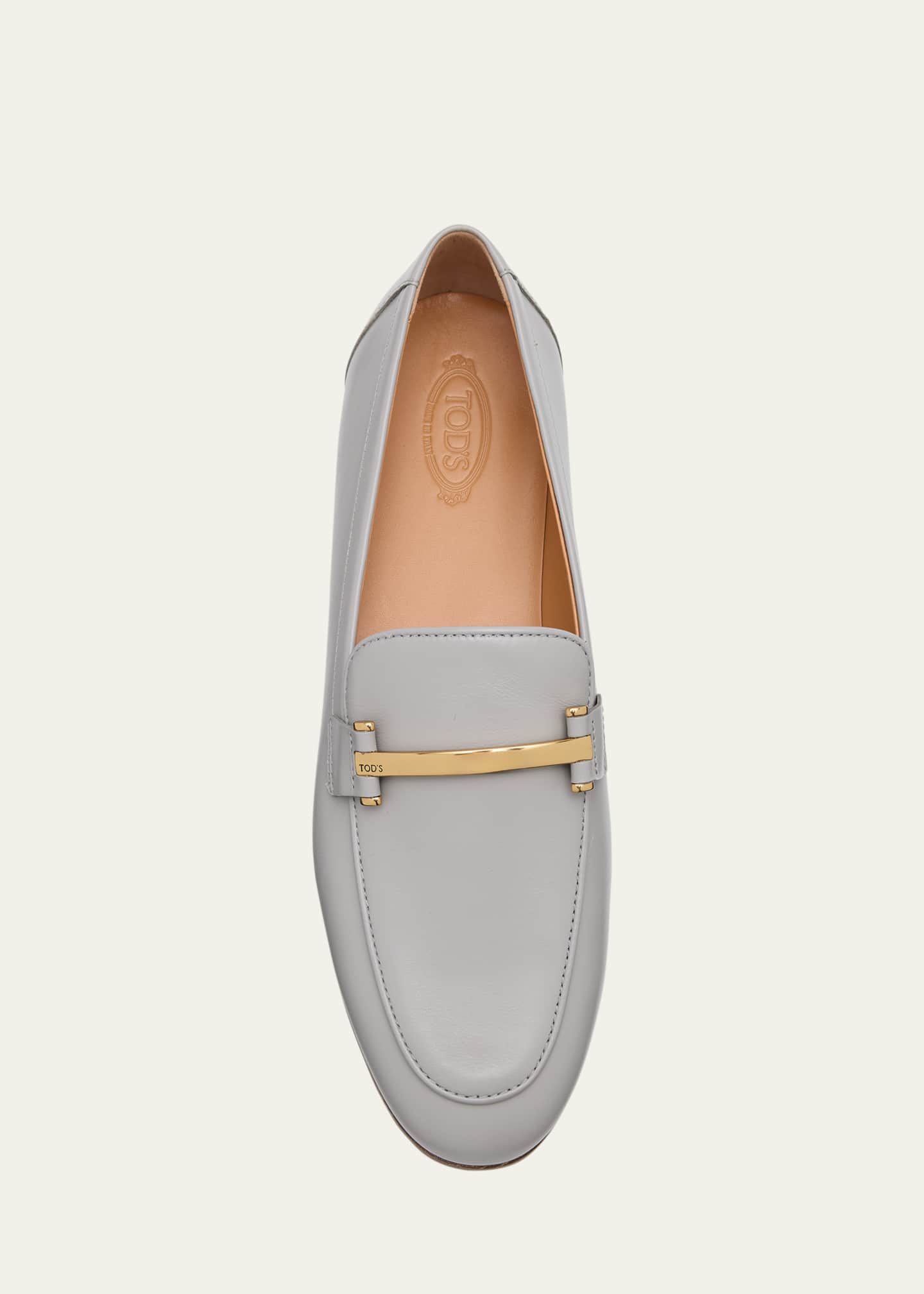 Tod's Leather Bar Loafers Image 6 of 6