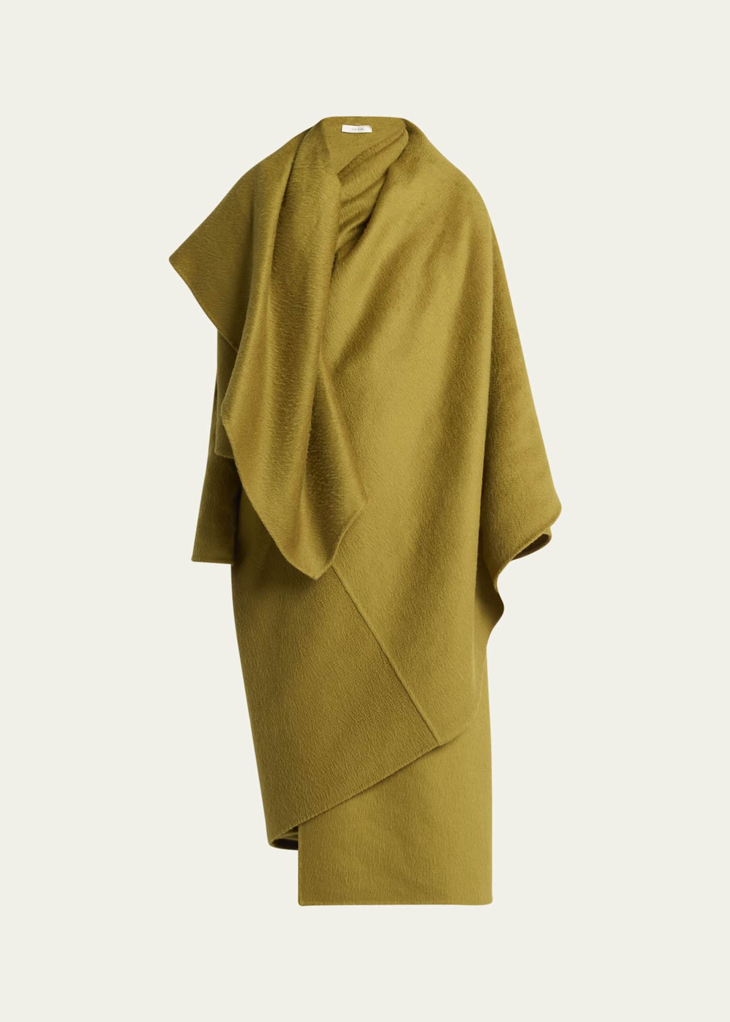 THE ROW Jan Long Cashmere Wrap Coat Image 1 of 5