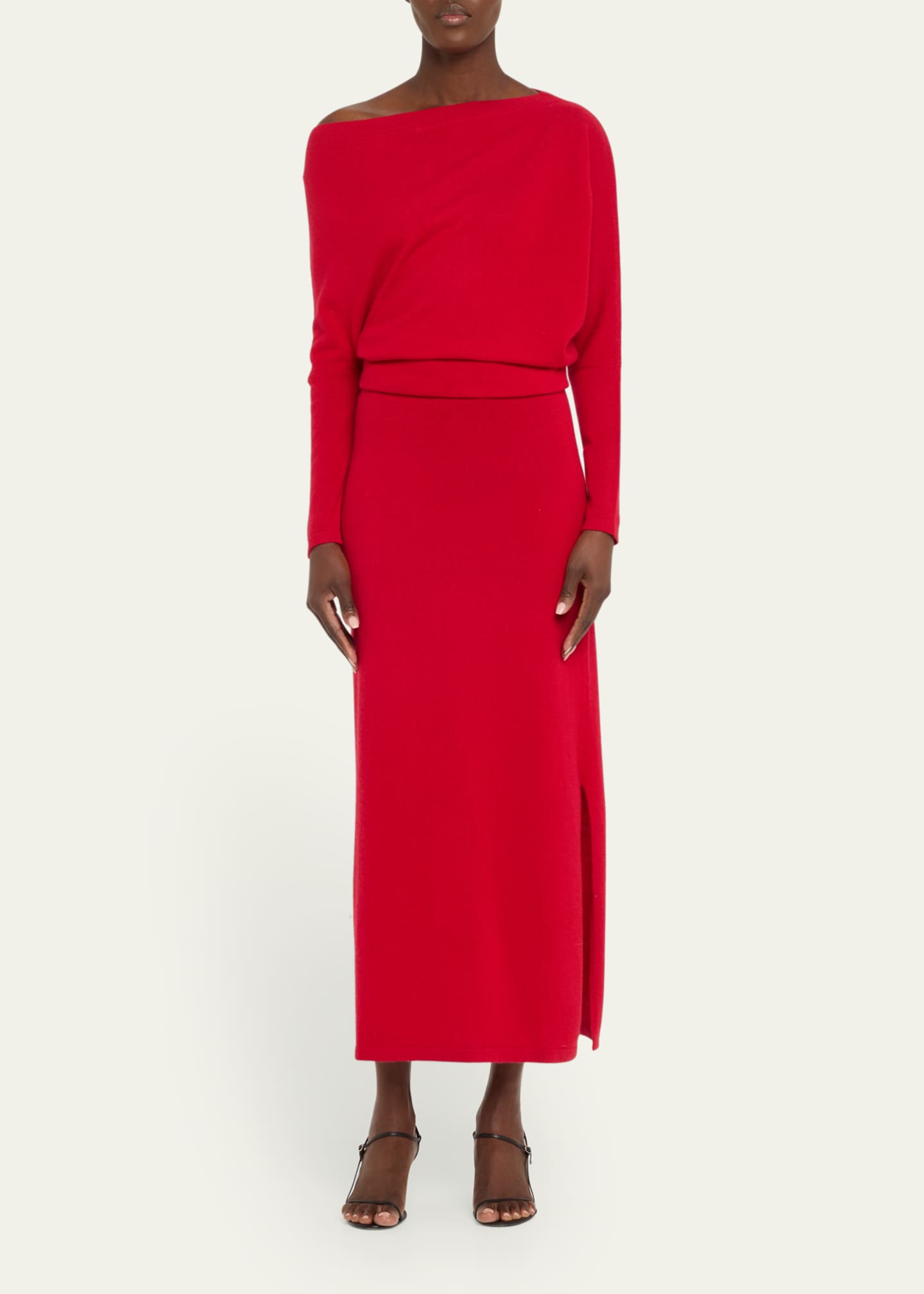 Altuzarra Kasos Off-The-Shoulder Cashmere Maxi Dress Image 2 of 5