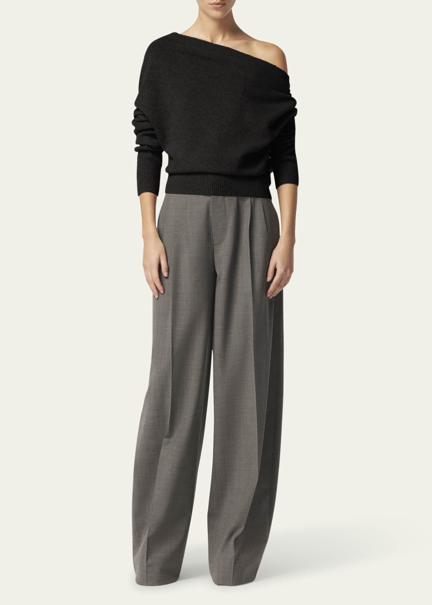 Altuzarra Paxi Off-The-Shoulder Cashmere Sweater Image 2 of 4