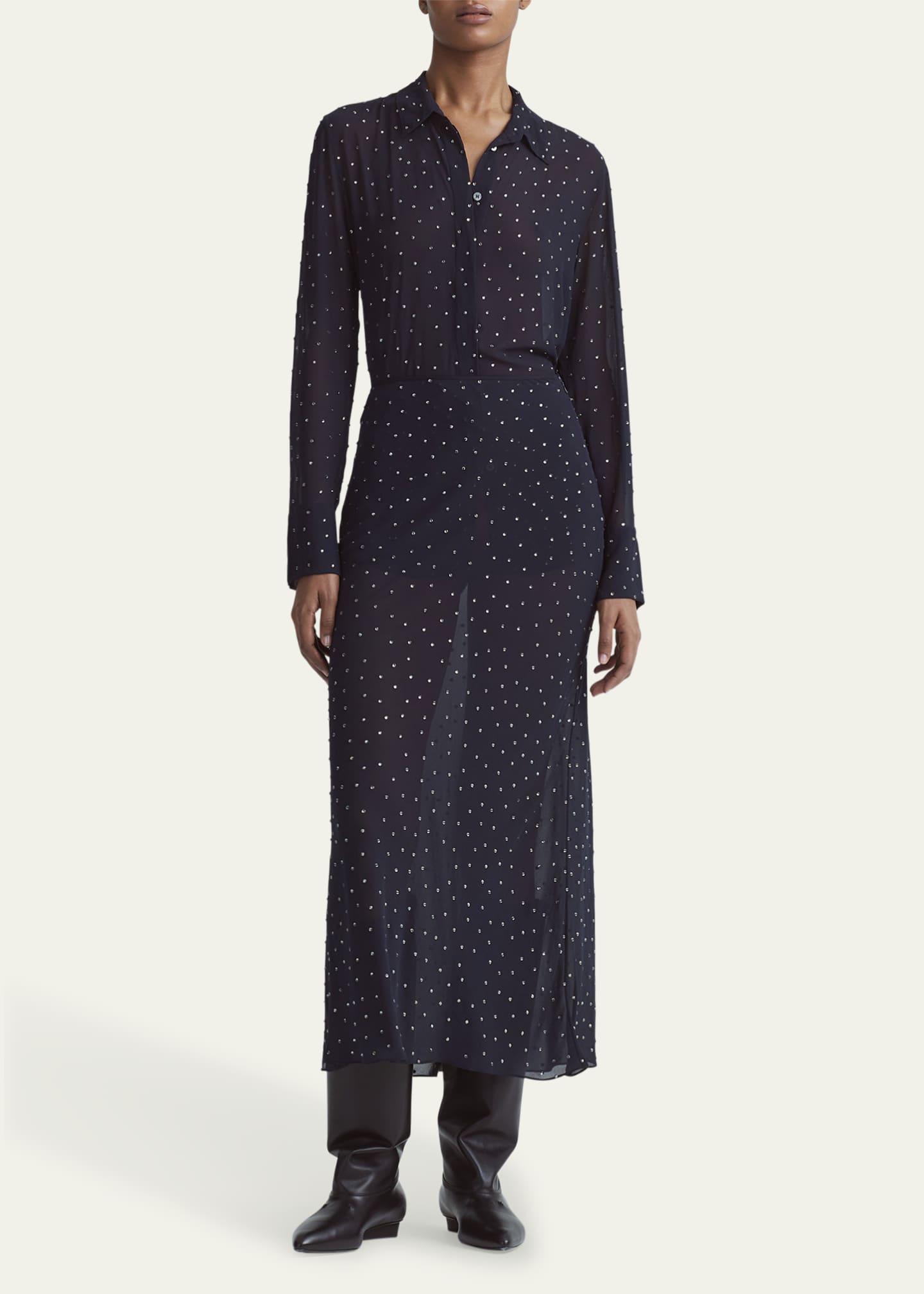 Altuzarra Kinski Embellished Midi Skirt Image 2 of 4