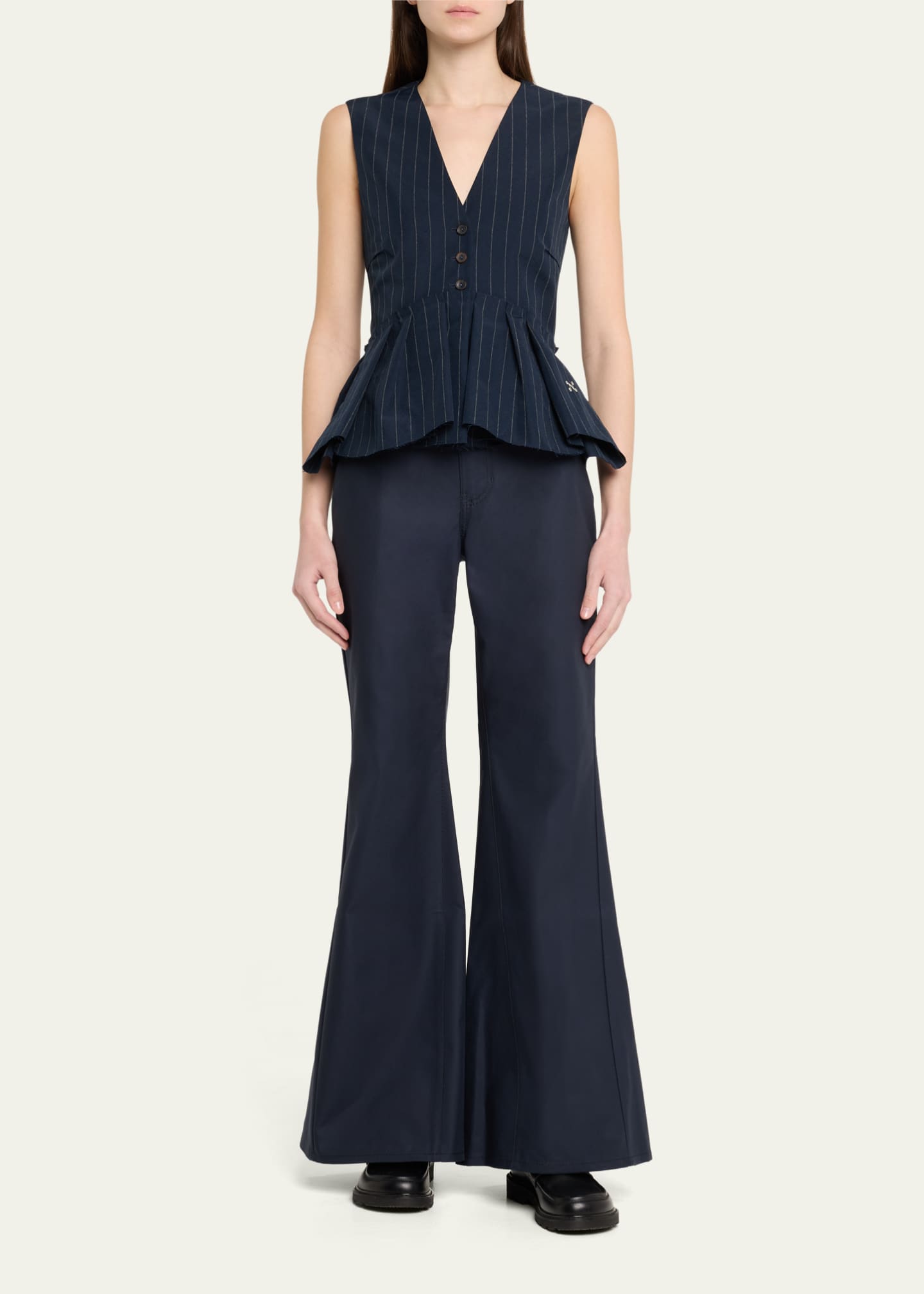 NACKIYE Flared High Waist Pants Image 2 of 5