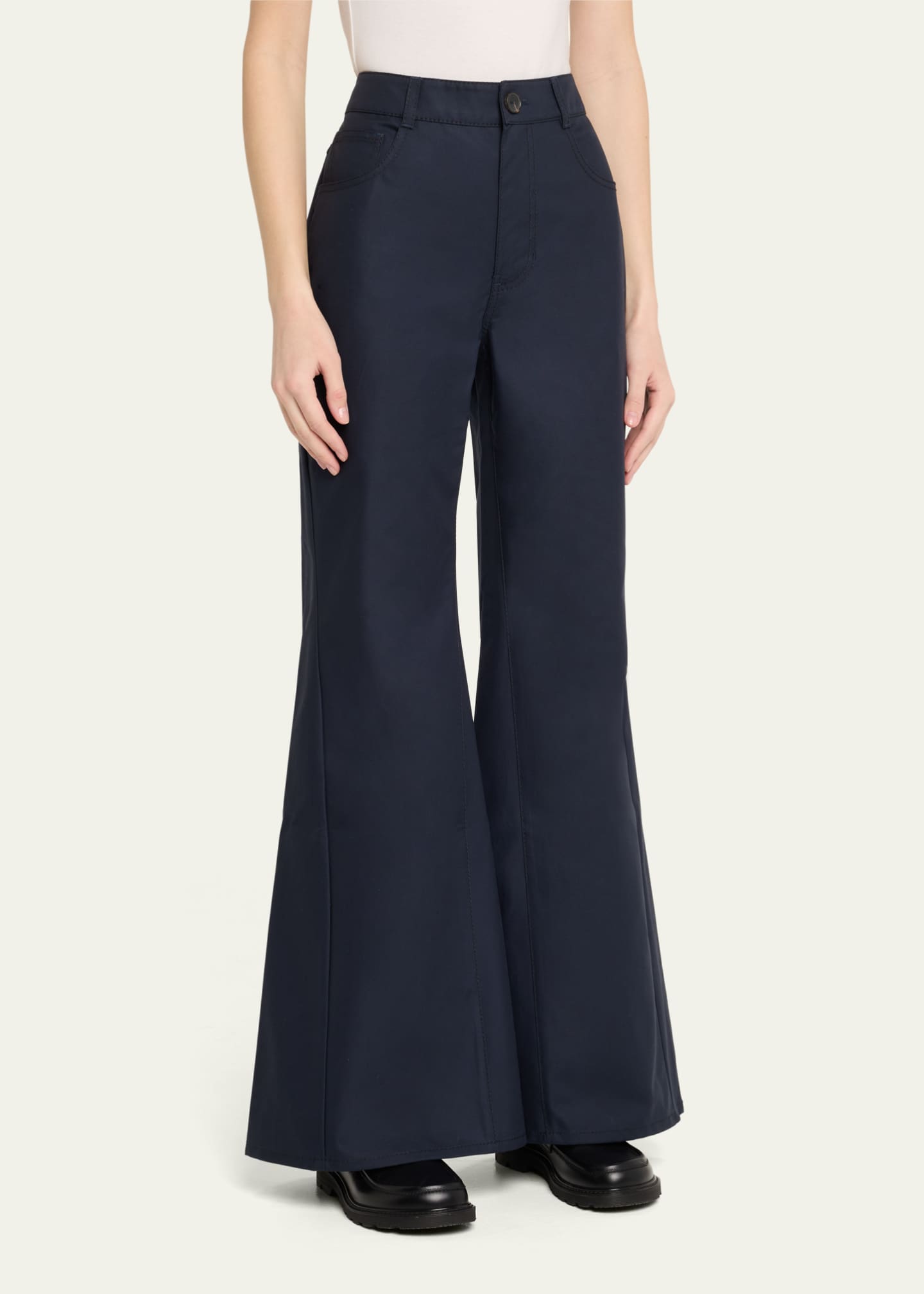 NACKIYE Flared High Waist Pants Image 4 of 5