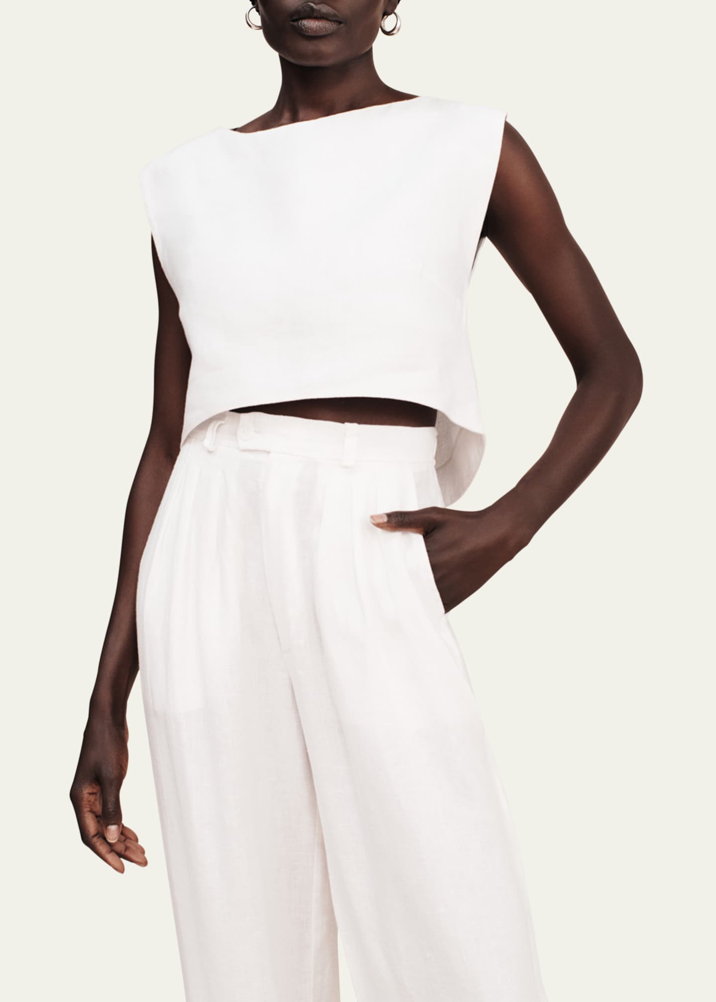 Louis Tailored Straight-Leg Trousers