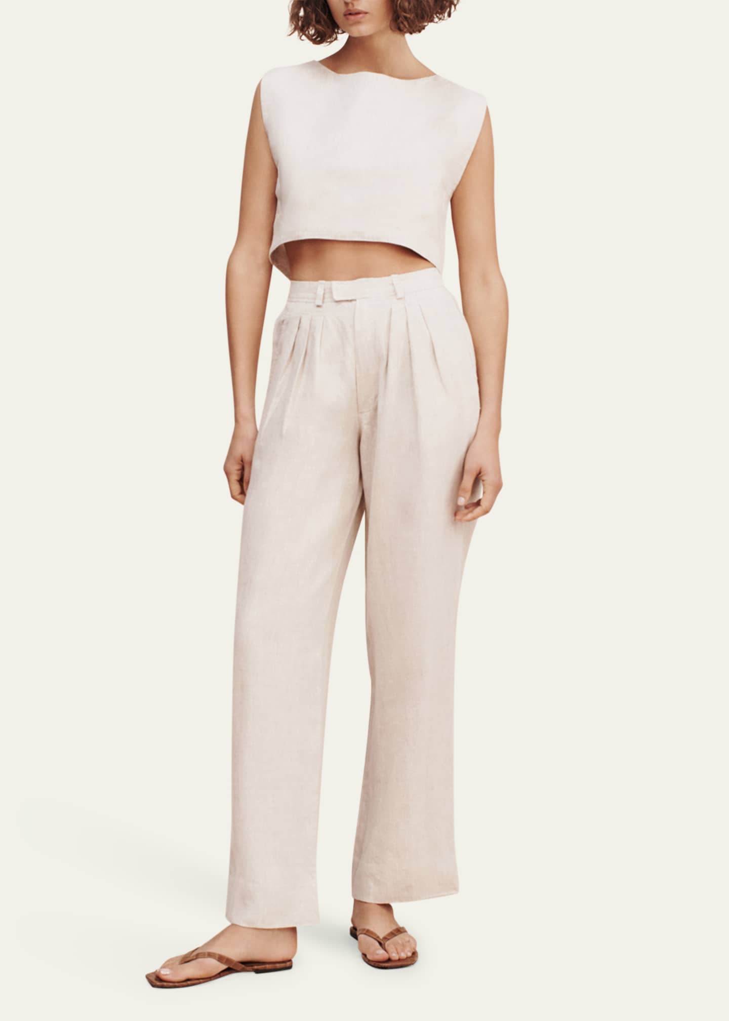 Posse Louis Tailored Straight-Leg Trousers Image 2 of 4