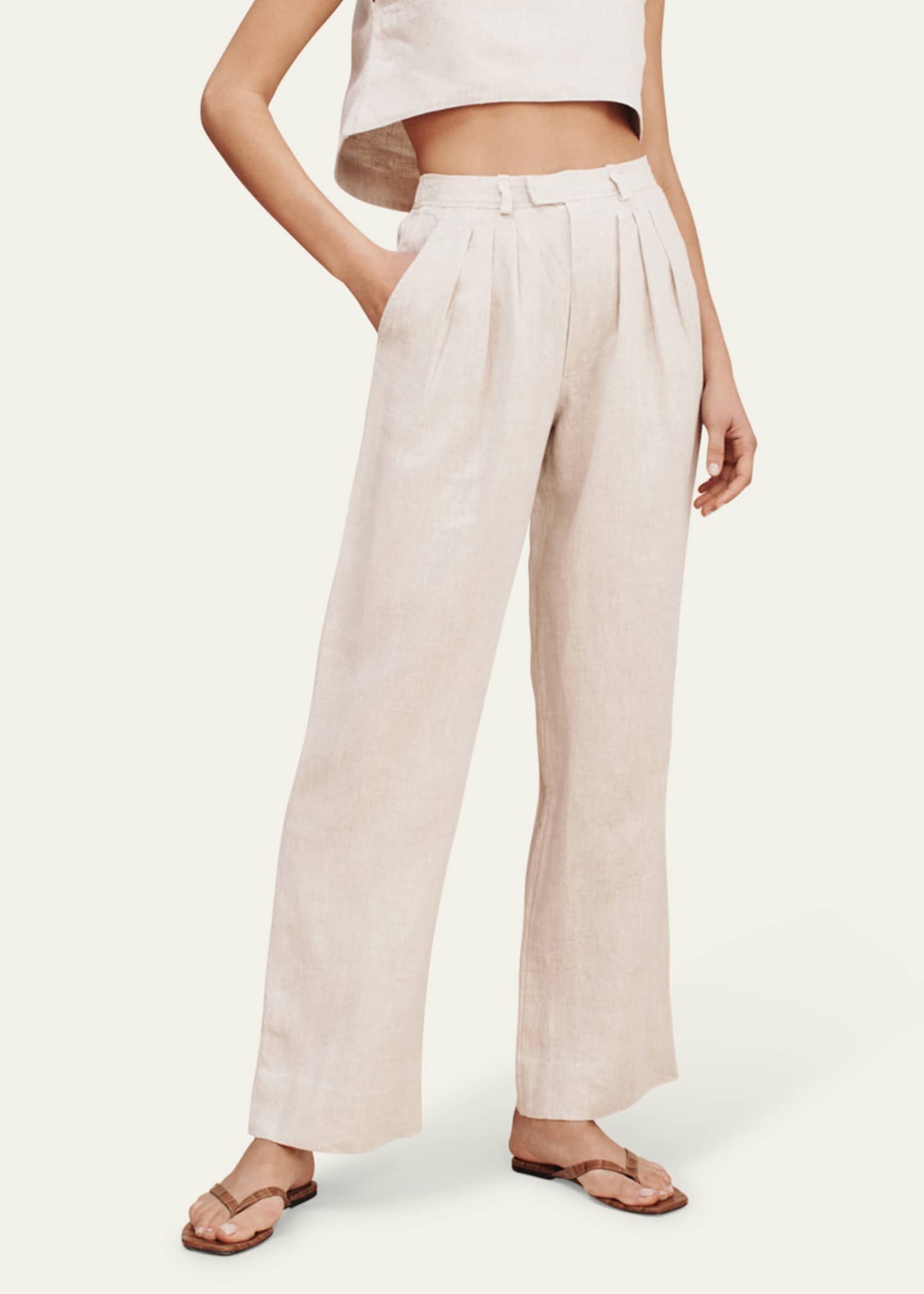 Posse Louis Tailored Straight-Leg Trousers Image 4 of 4