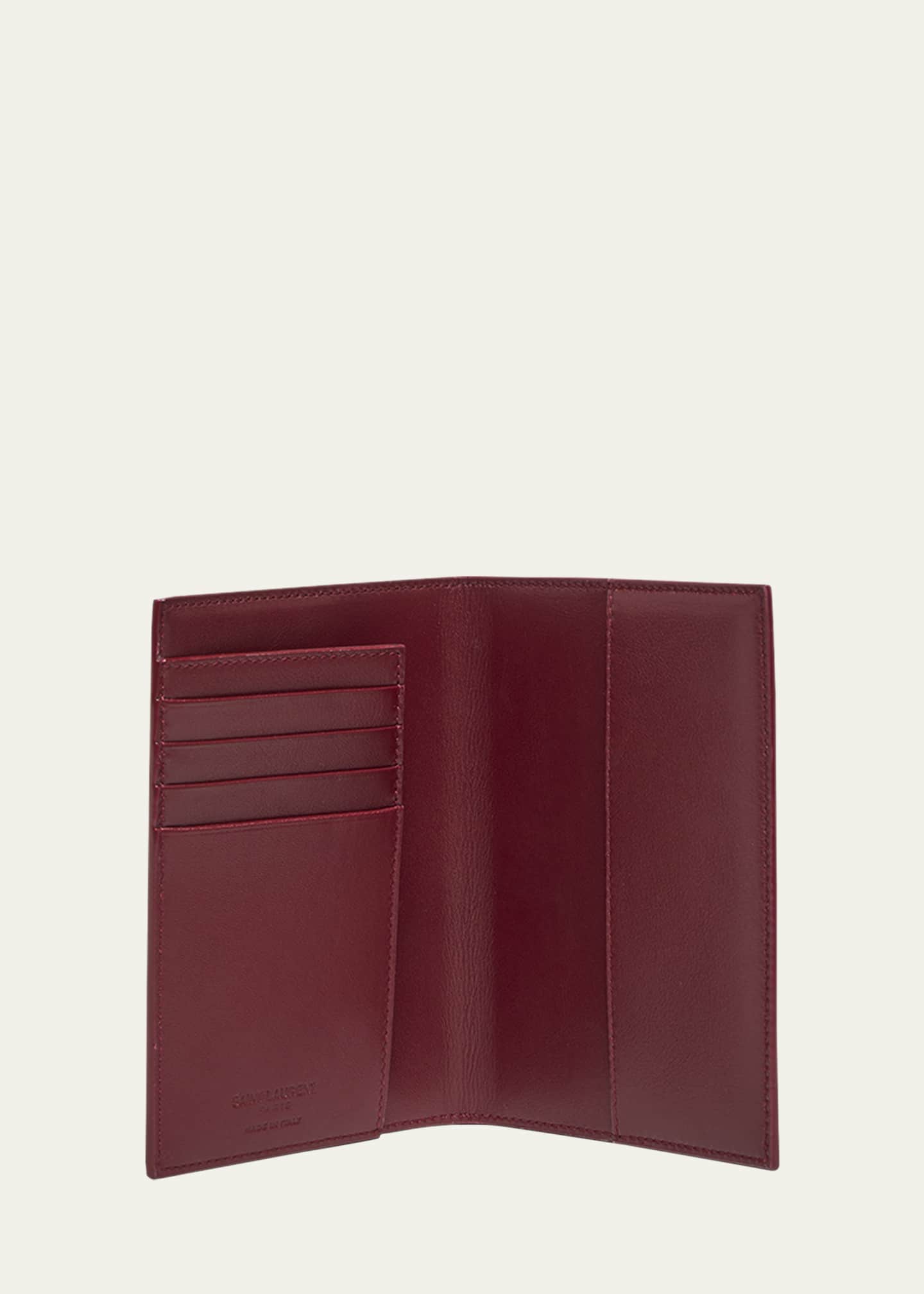 Saint Laurent Passport Holder in Quilted Patent Leather Image 4 of 4
