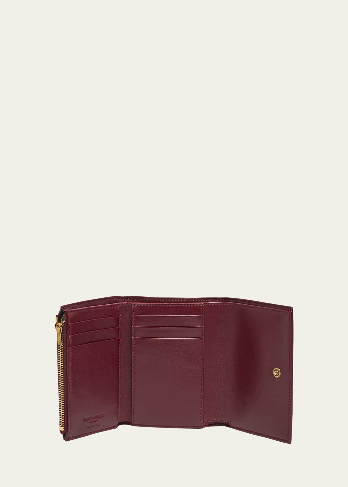 Saint laurent slim wallet clearance
