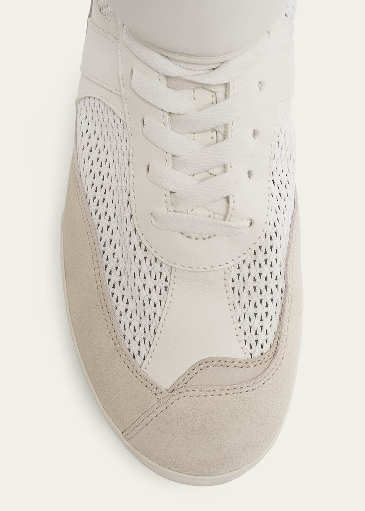 Chloe Kick High-Top Mesh Leather Sneakers Image 3 of 3
