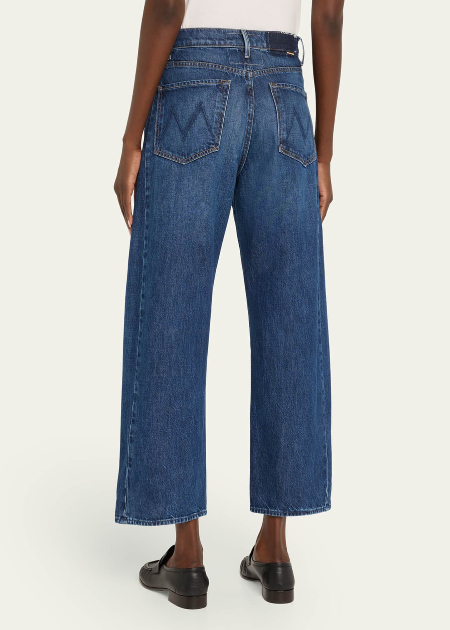 MOTHER The Half Pipe Cropped Denim Jeans - Bergdorf Goodman
