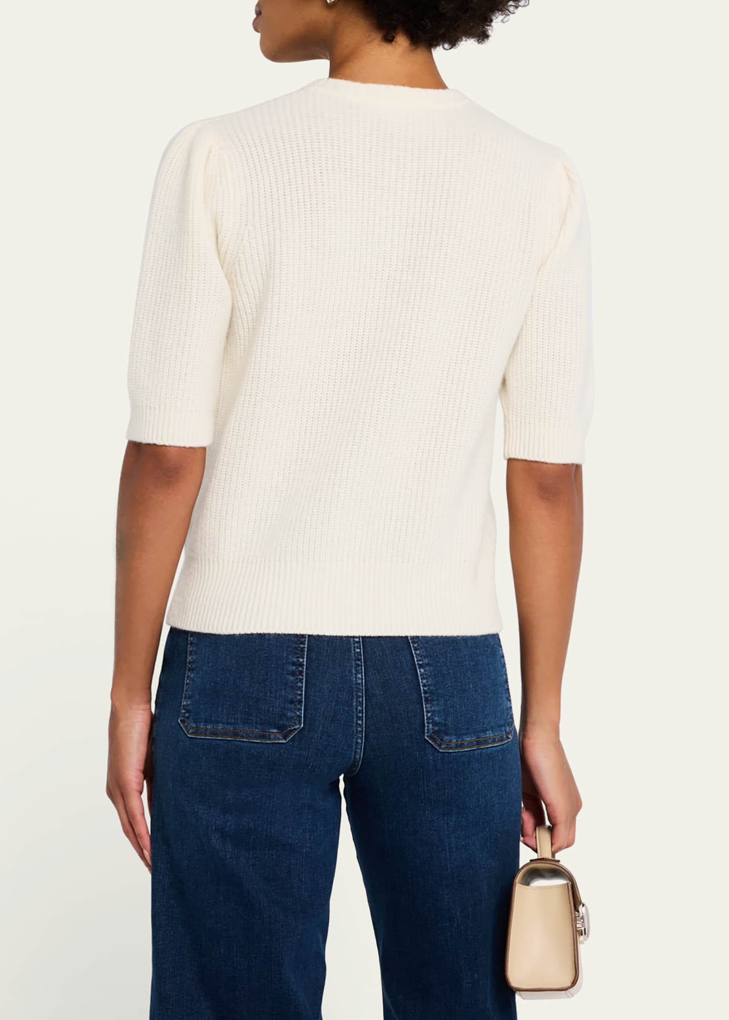 【SCENERITY】Marron henley neck short sleeve cardigan Short Sleeve Cardigan – Calle Del Mar