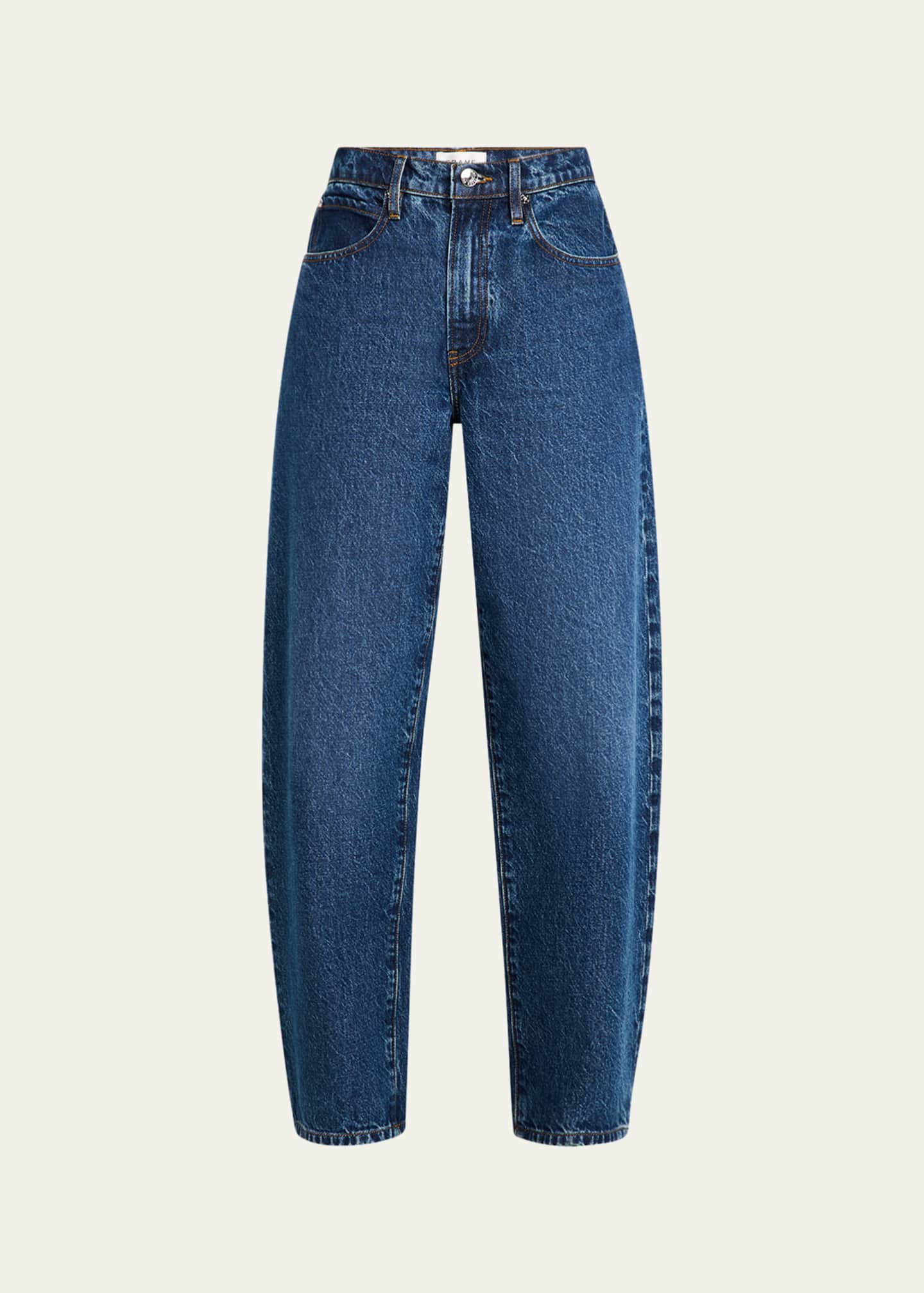 FRAME Low Slung Barrel Jeans Image 1 of 5