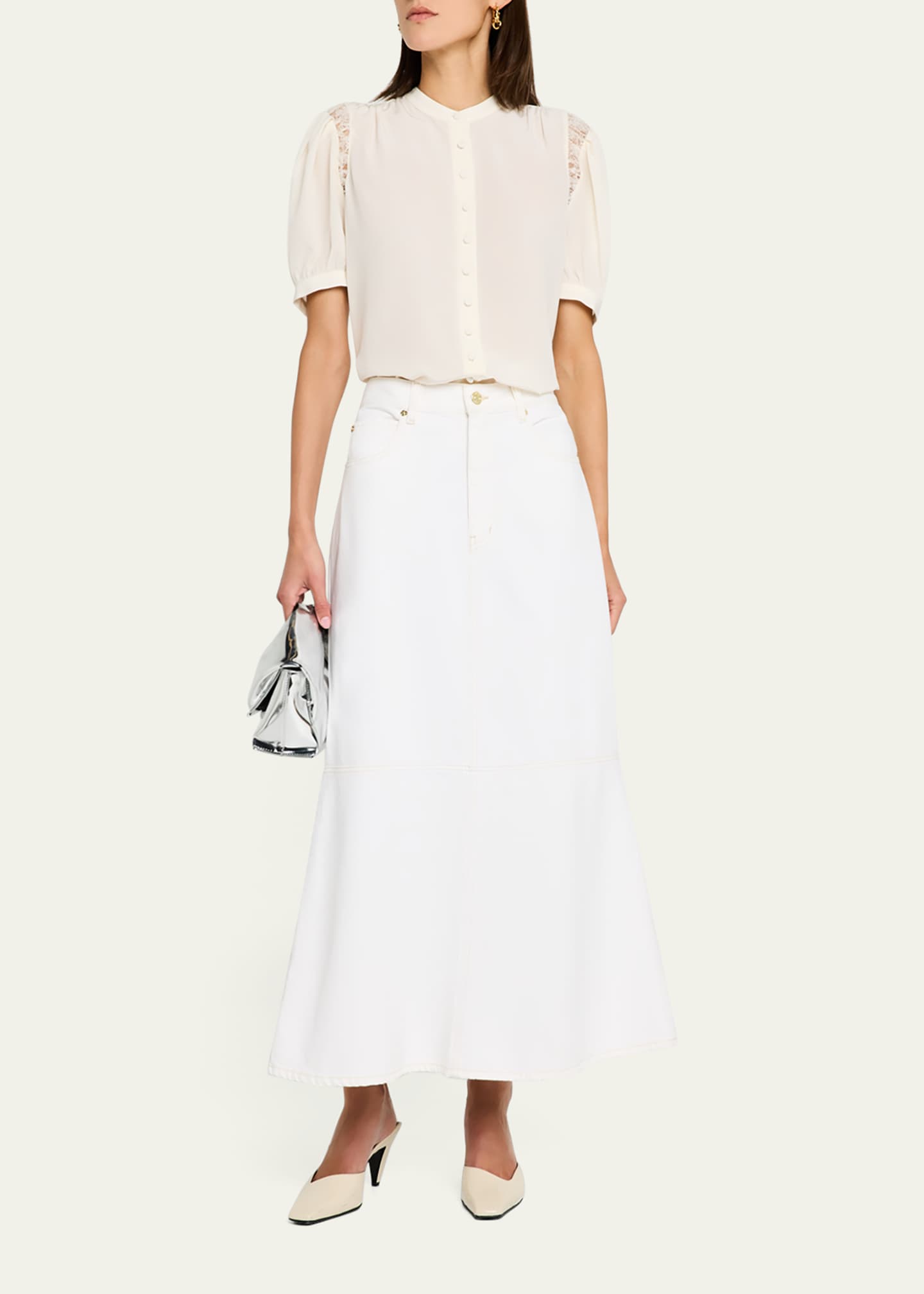 FRAME The Flounce Skirt Image 2 of 5
