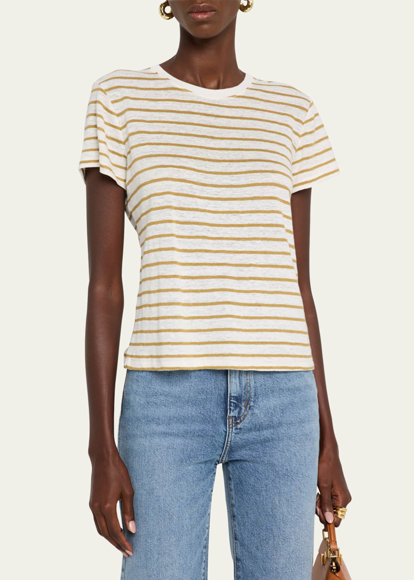 FRAME Linen Baby Tee Image 4 of 5