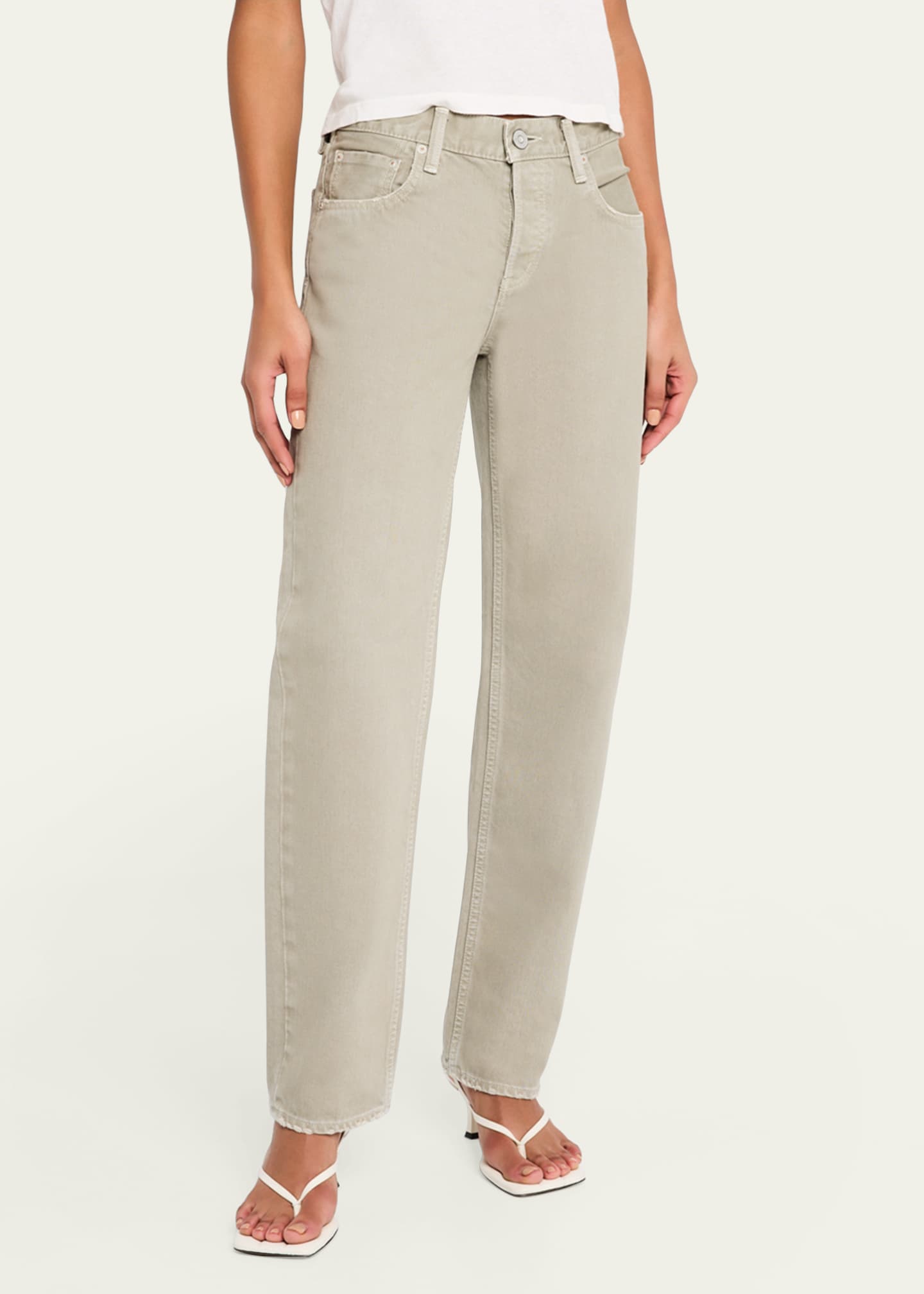 MOUSSY VINTAGE Bayonne Straight Low-Rise Jeans Image 4 of 5