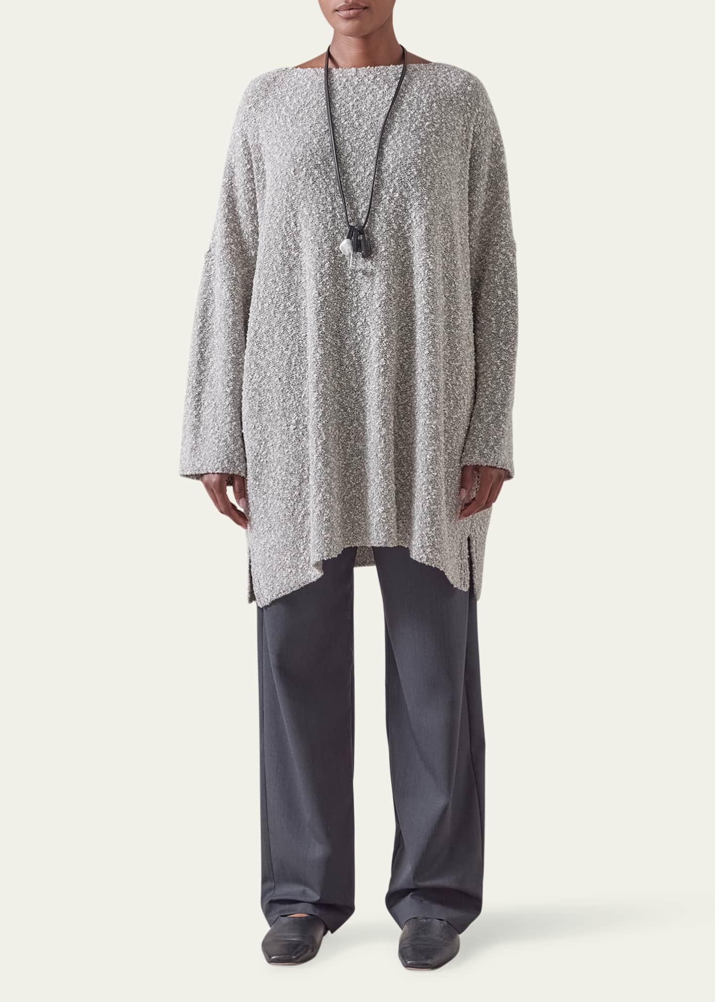 Eskandar Square Sweater (Long Length) Image 2 of 3