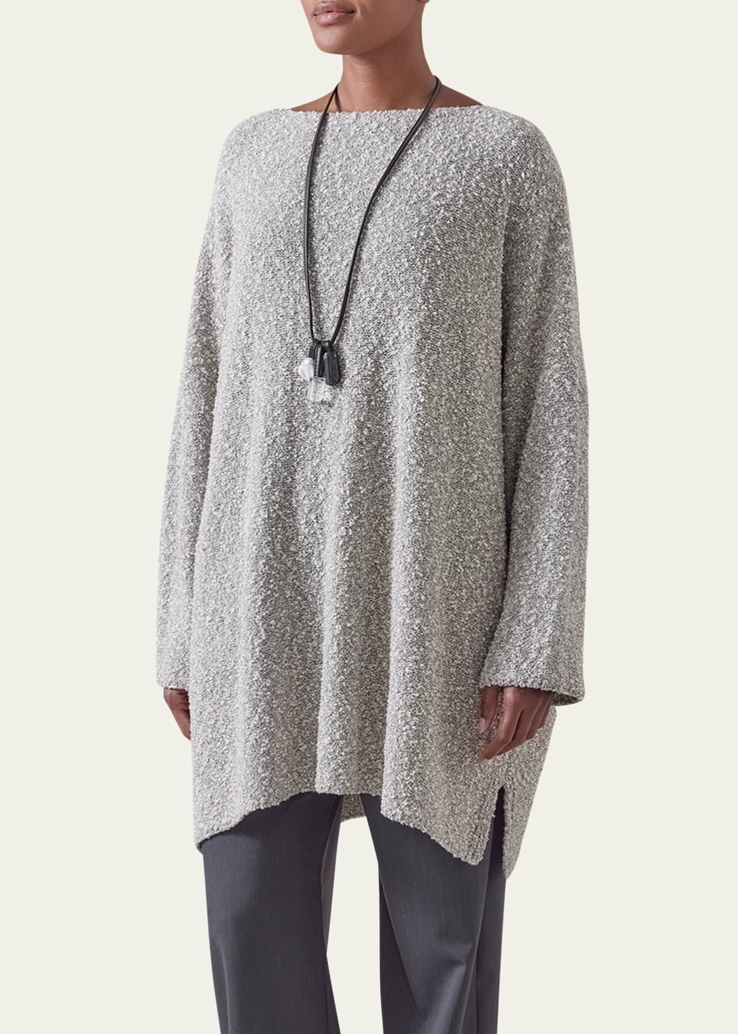 Eskandar Square Sweater (Long Length) Image 3 of 3