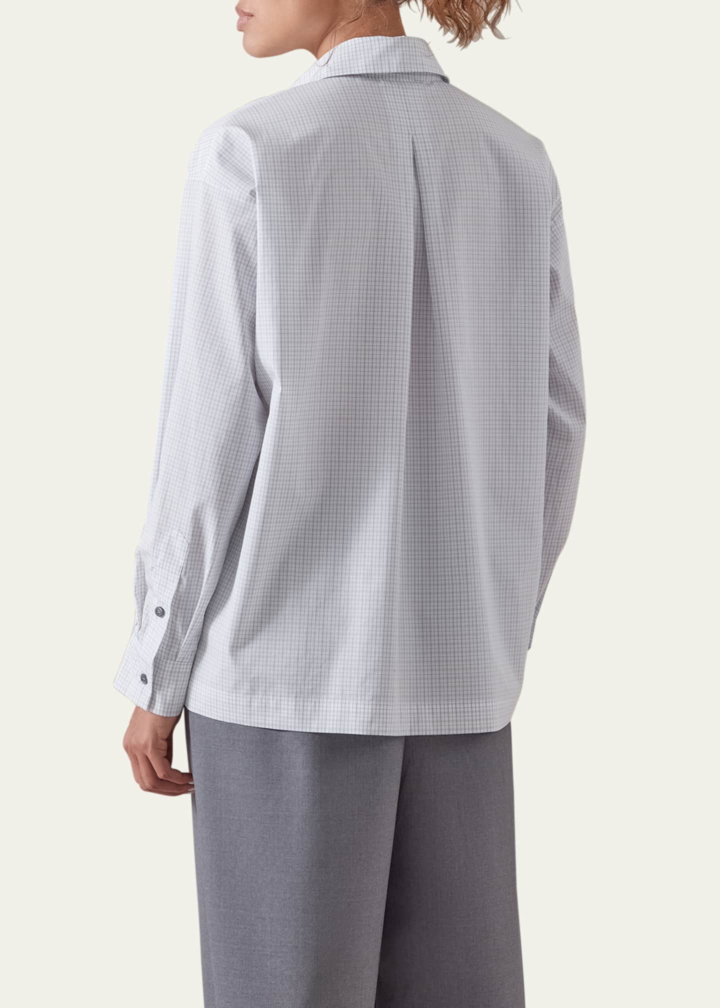 Eskandar Slim Shirt With Collar (Regular Length) Image 3 of 4