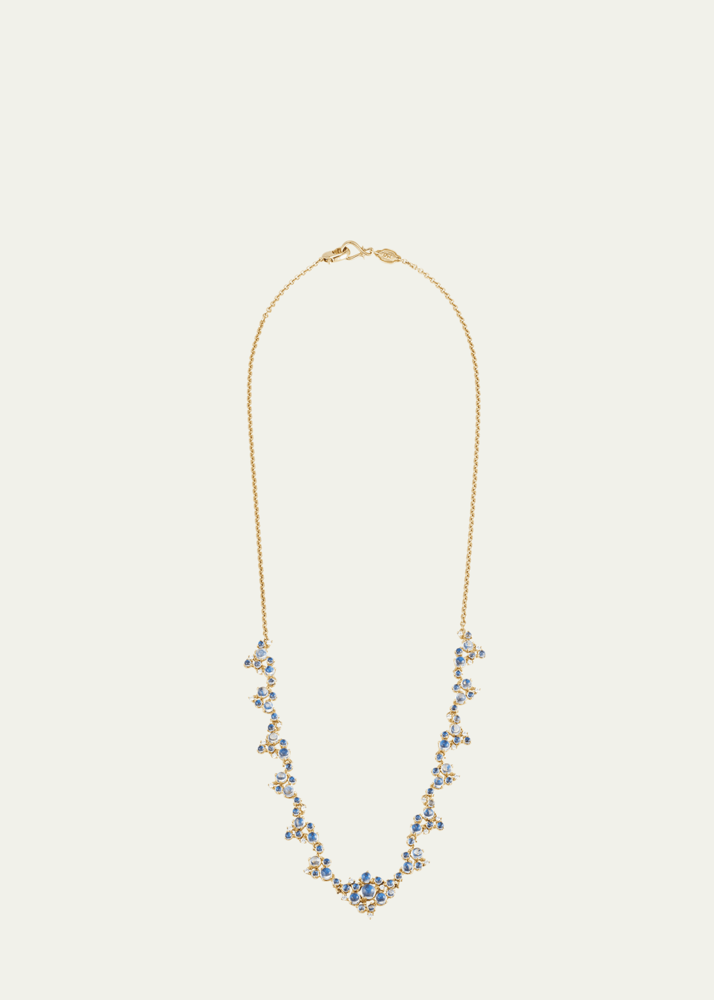 Paul Morelli 18K Yellow Gold Moonstone Bubble Cluster Necklace with Diamonds Image 1 of 4