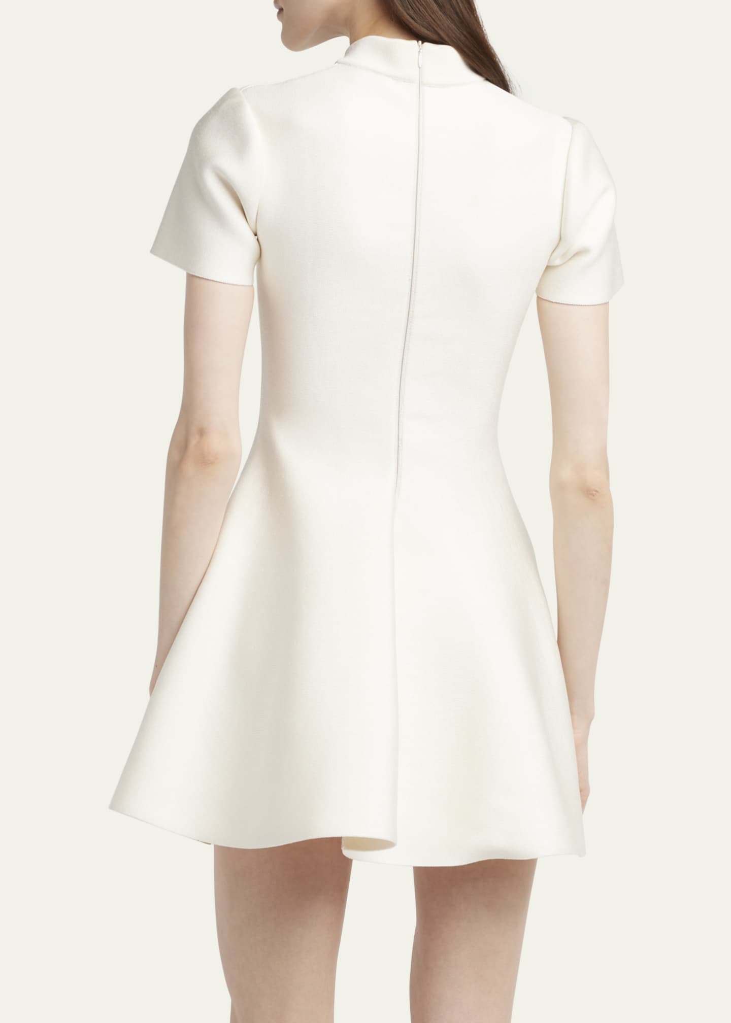 TOM FORD Fit-Flare Knit Mini Dress Image 3 of 5