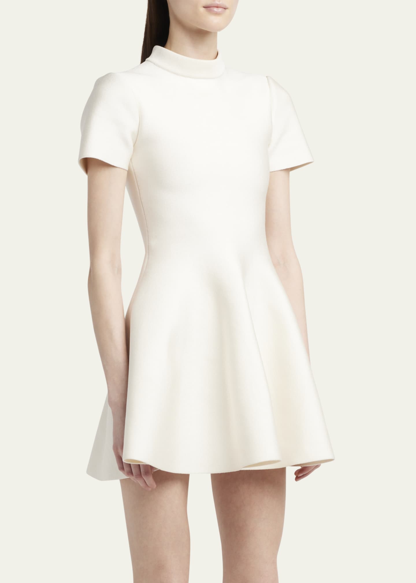 TOM FORD Fit-Flare Knit Mini Dress Image 4 of 5