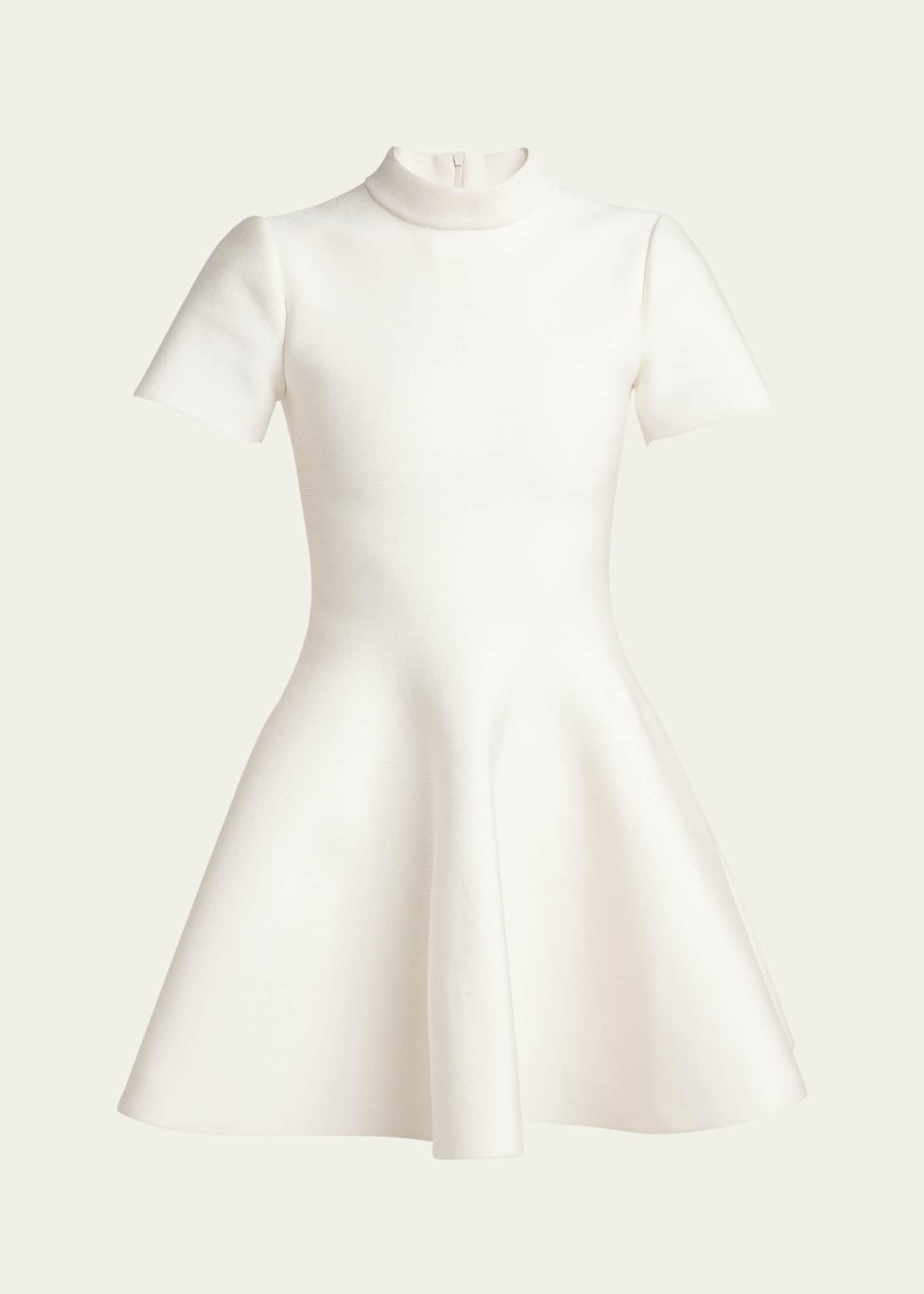 TOM FORD Fit-Flare Knit Mini Dress Image 1 of 5