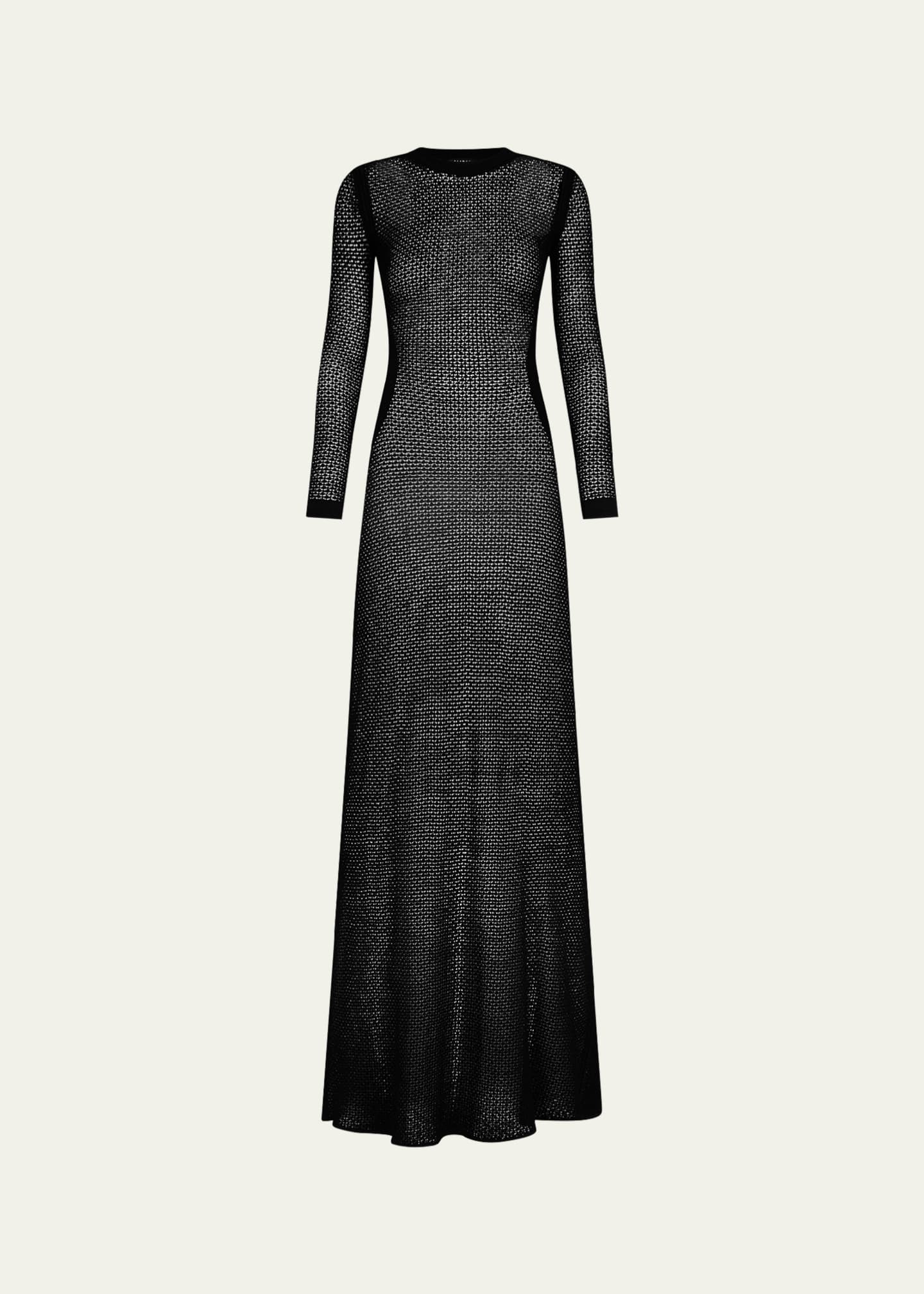 TOM FORD Long Open Weave Knit Dress