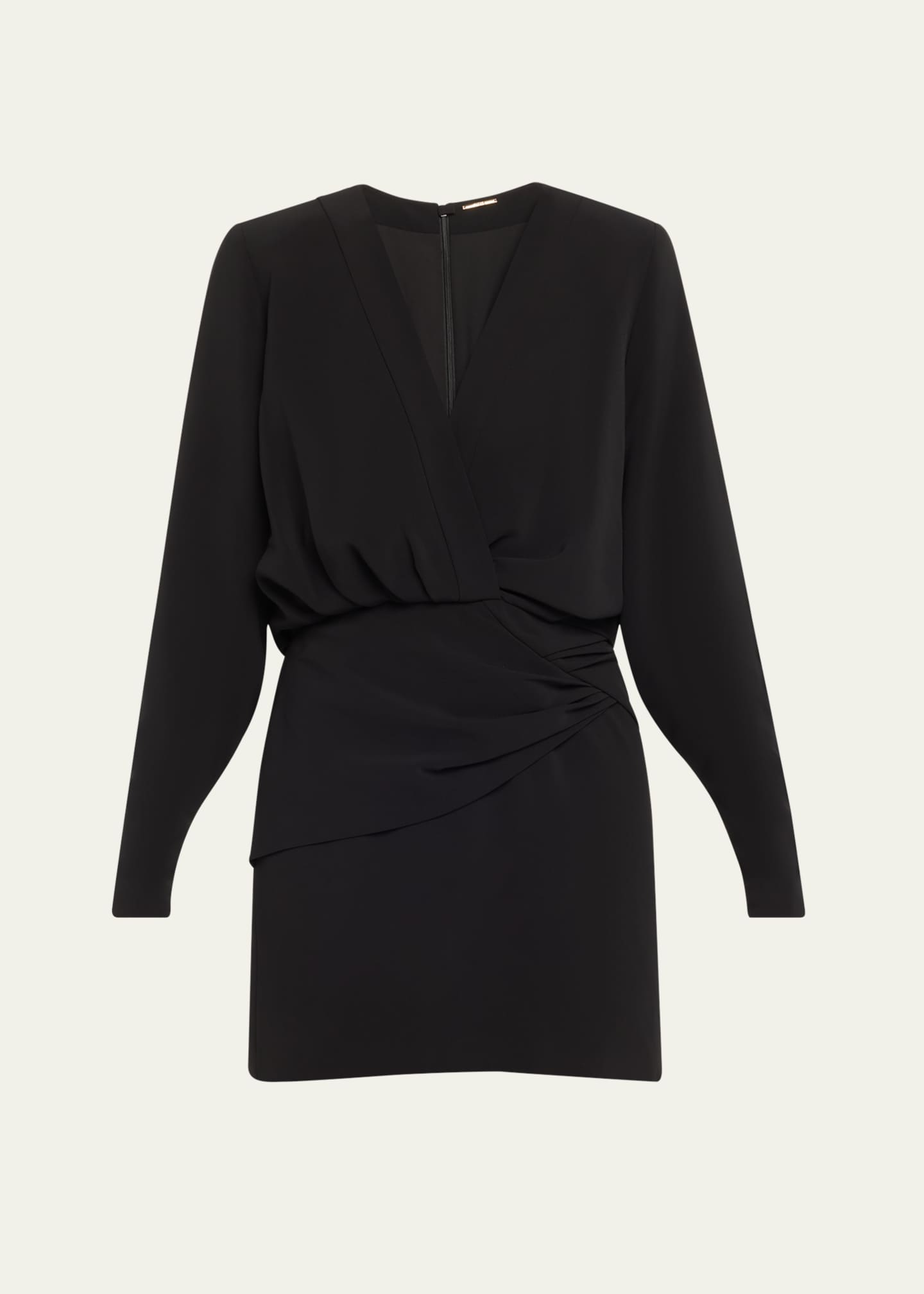 Alexis Morci Gathered Long-Sleeve Mini Dress Image 1 of 5