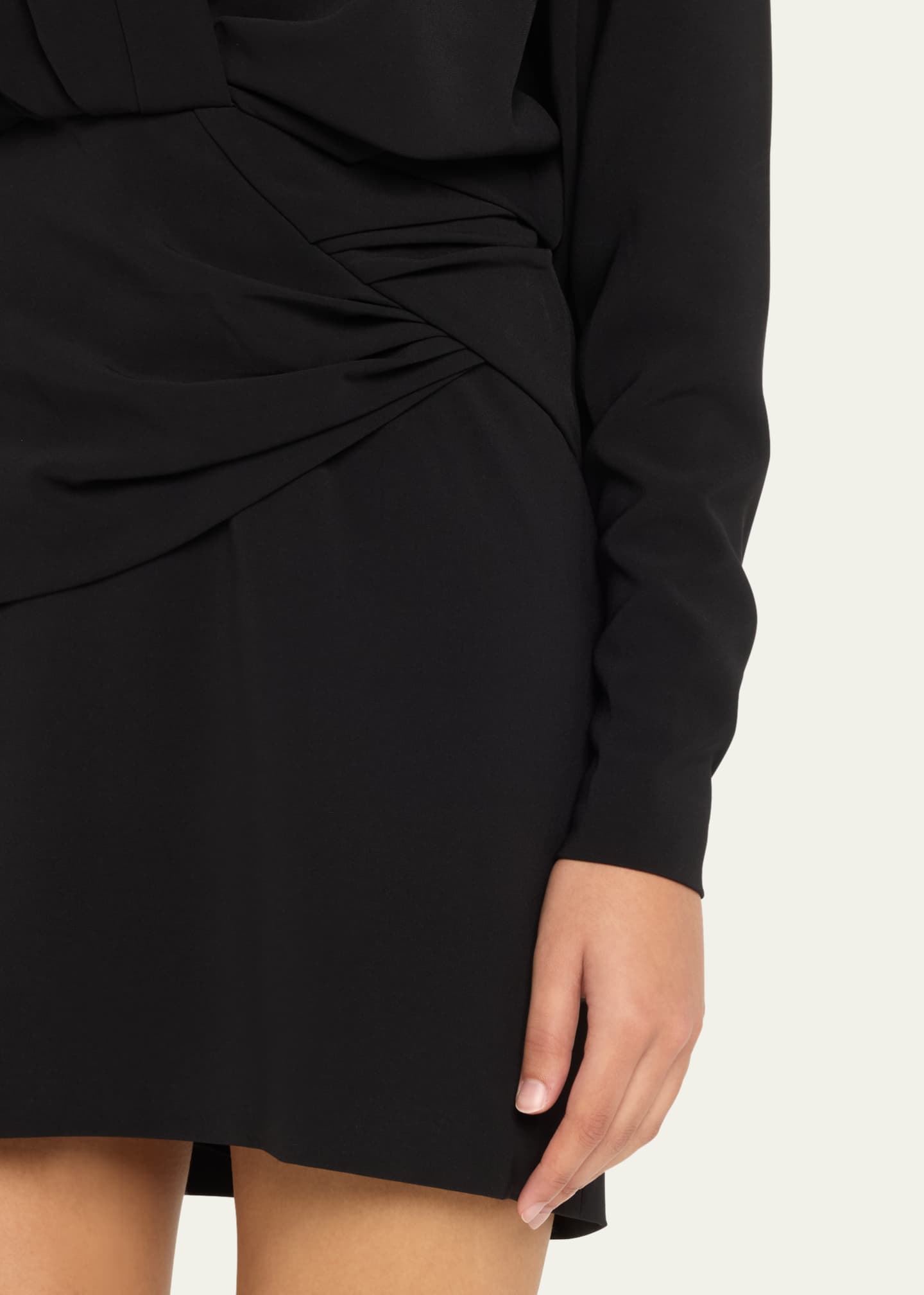 Alexis Morci Gathered Long-Sleeve Mini Dress Image 5 of 5