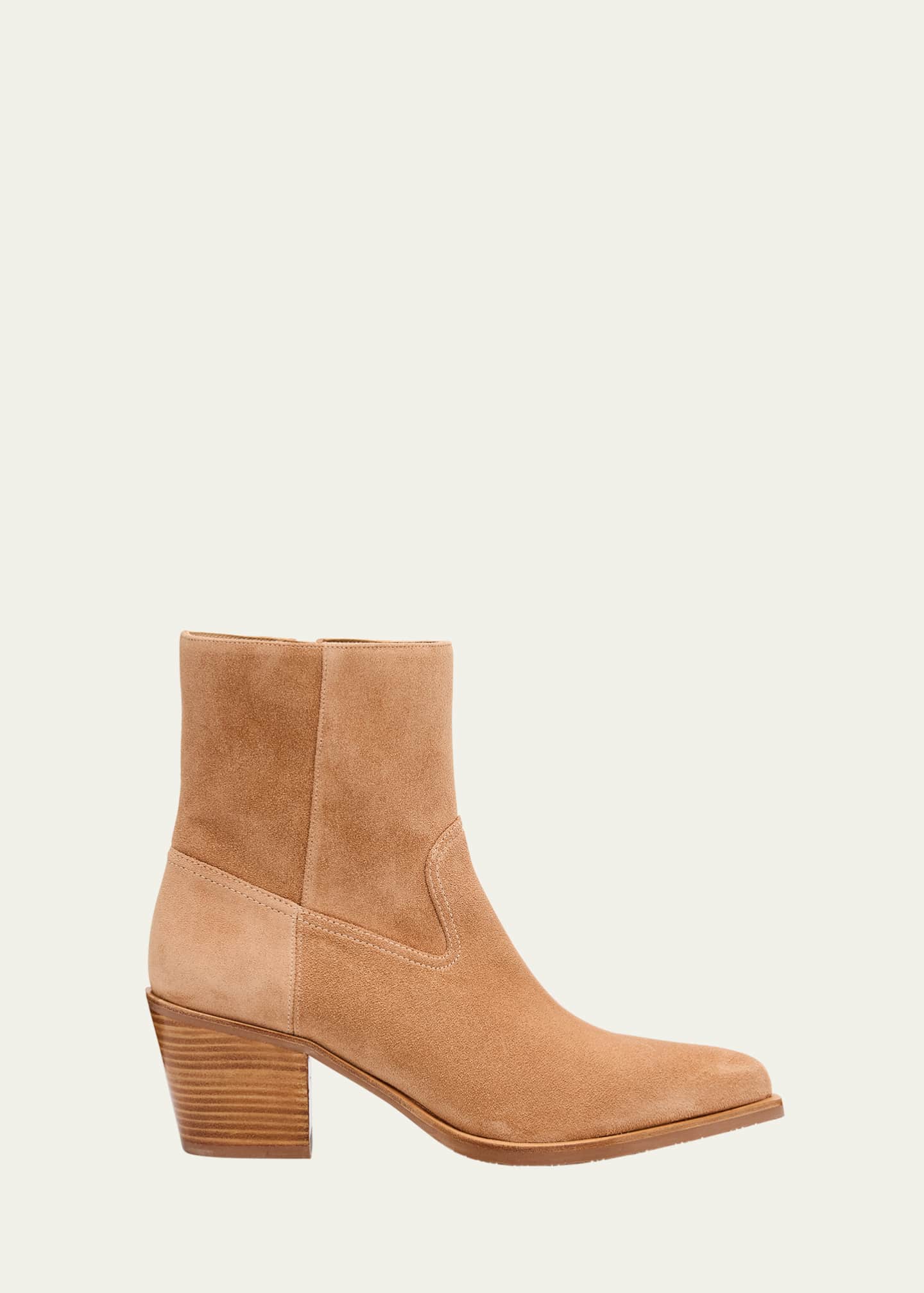 Stuart Weitzman Tate Suede Booties Image 1 of 6