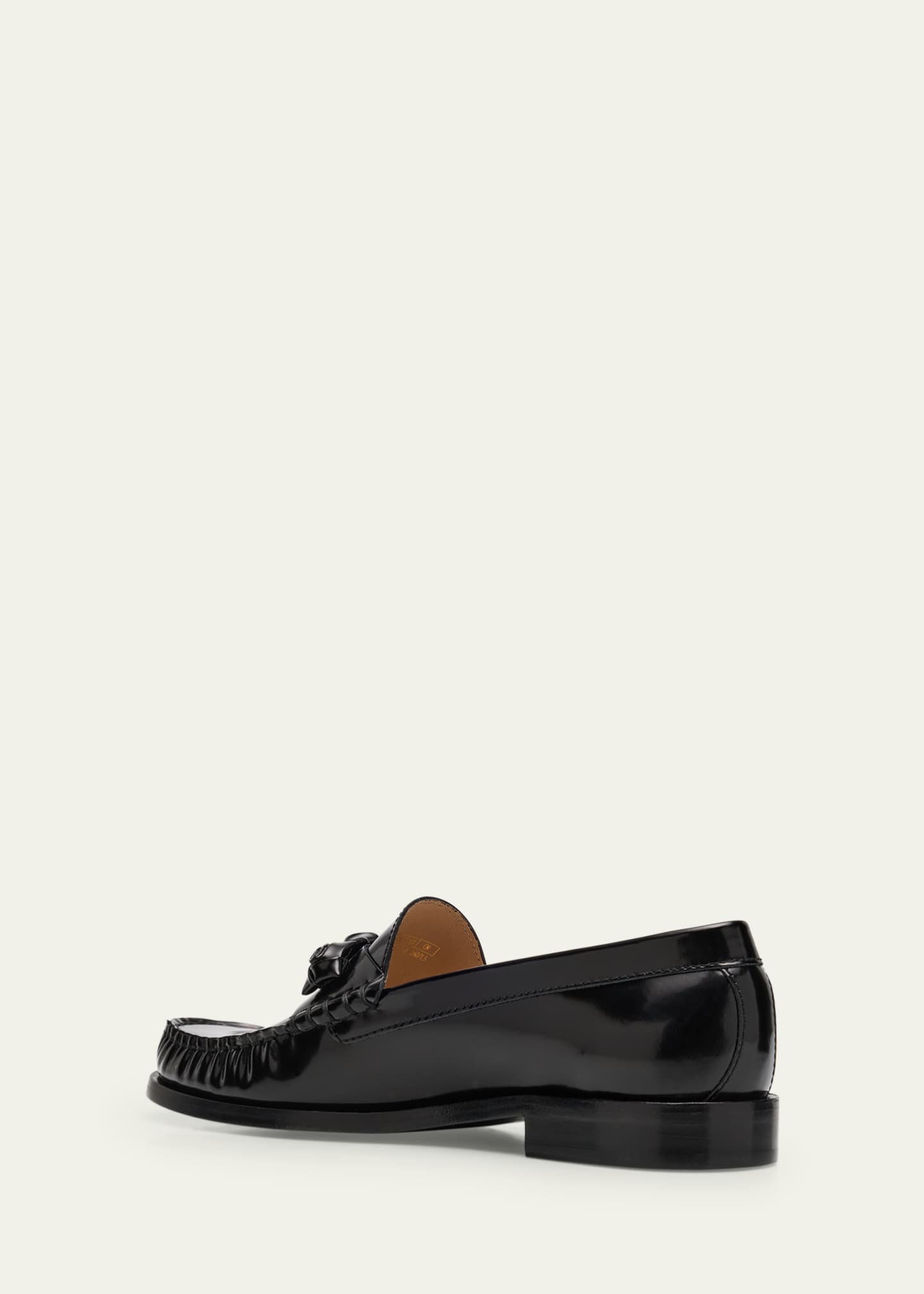 Stuart Weitzman Rosie Leather Slip-On Loafers Image 4 of 6
