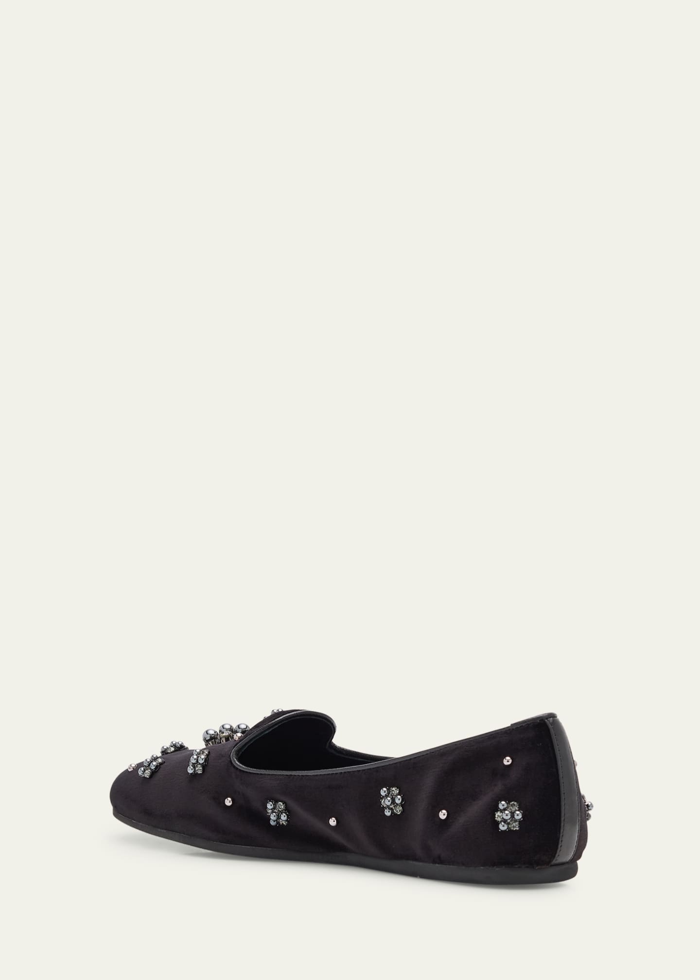 suede smoking loafers