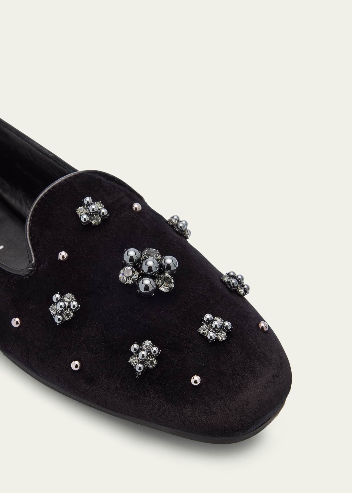 suede smoking loafers