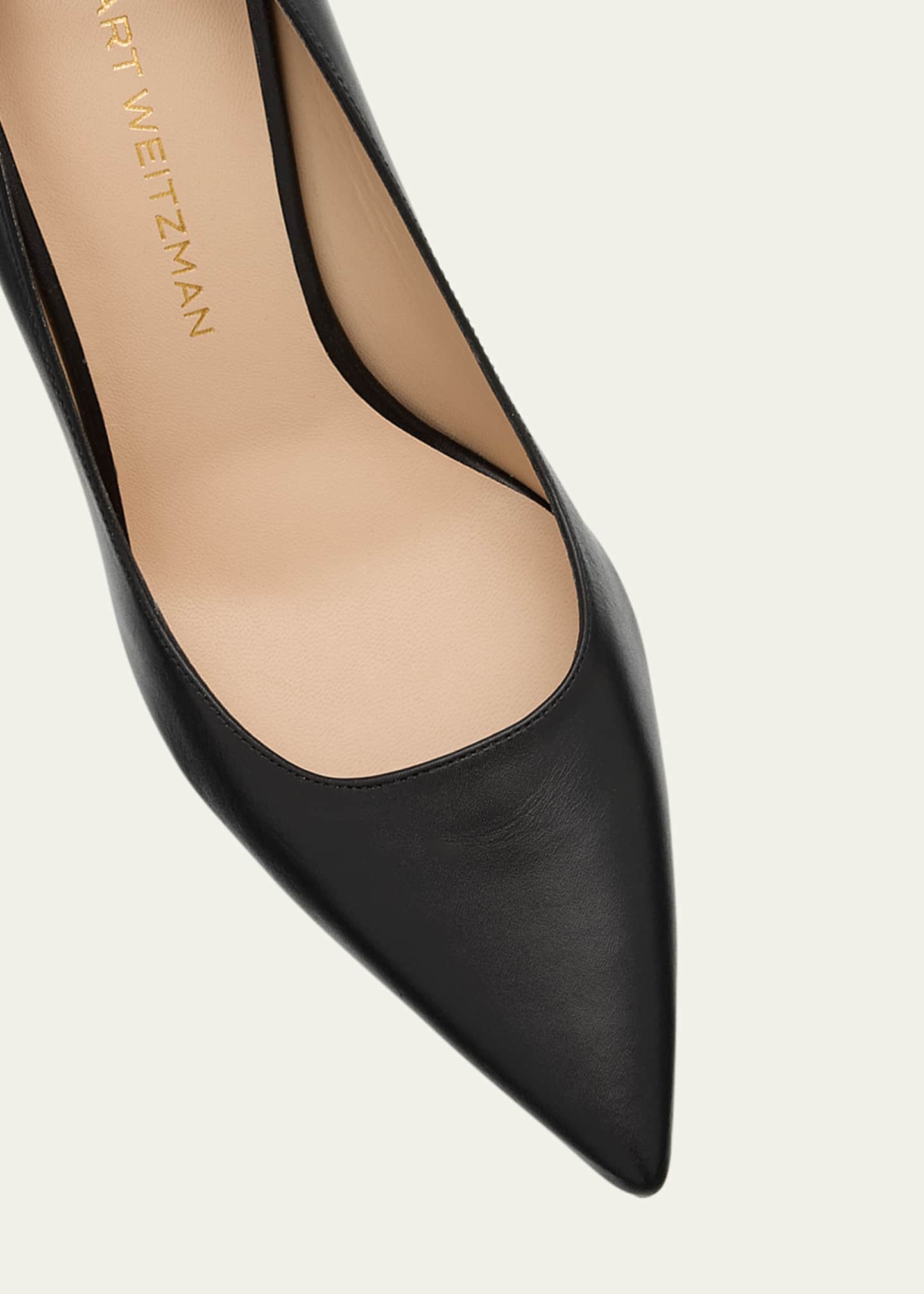 Stuart Weitzman Stuart Power 85 Leather Pumps Image 5 of 6