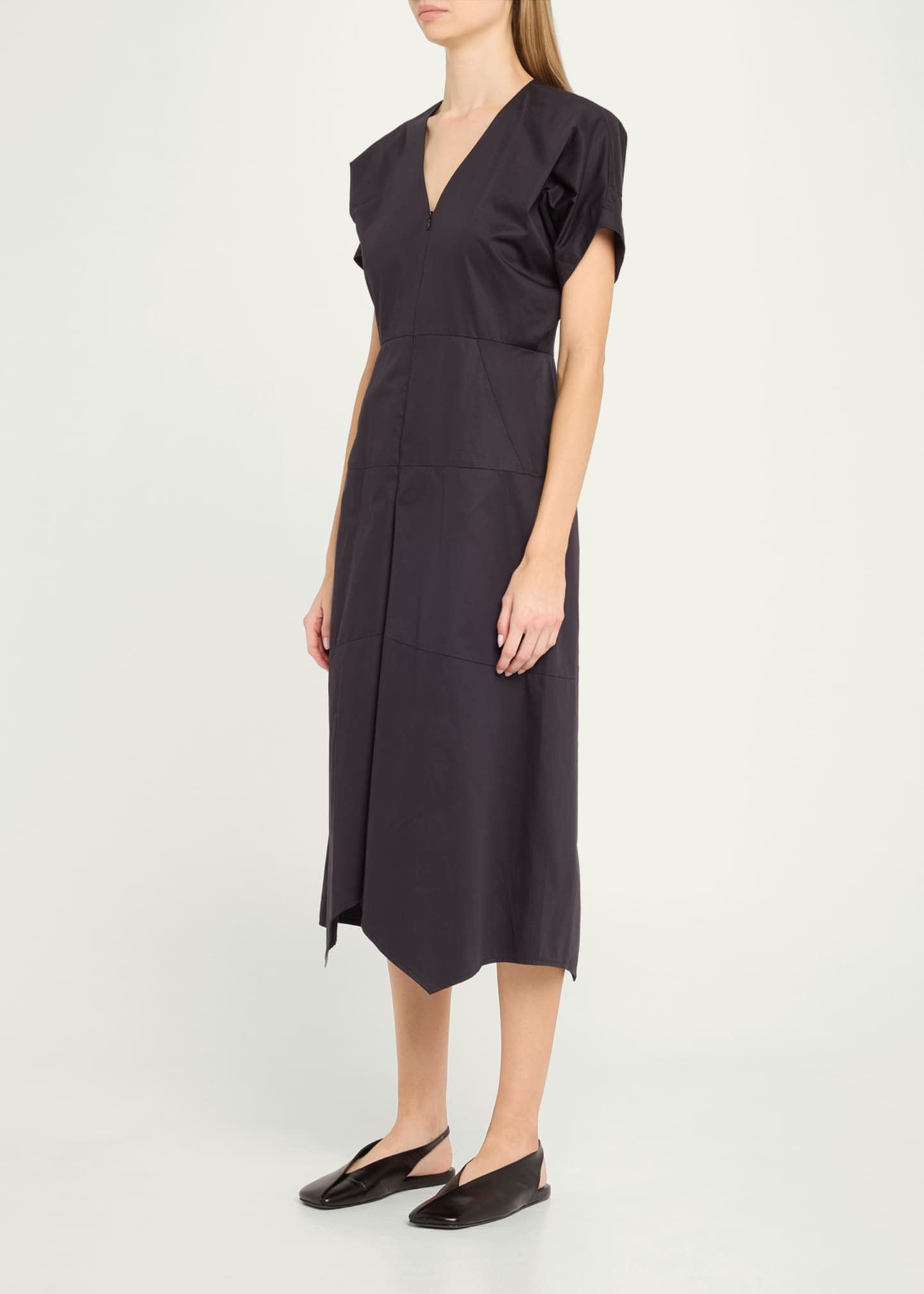 Zero + Maria Cornejo Aissa Joi Handkerchief Midi Dress Image 4 of 5