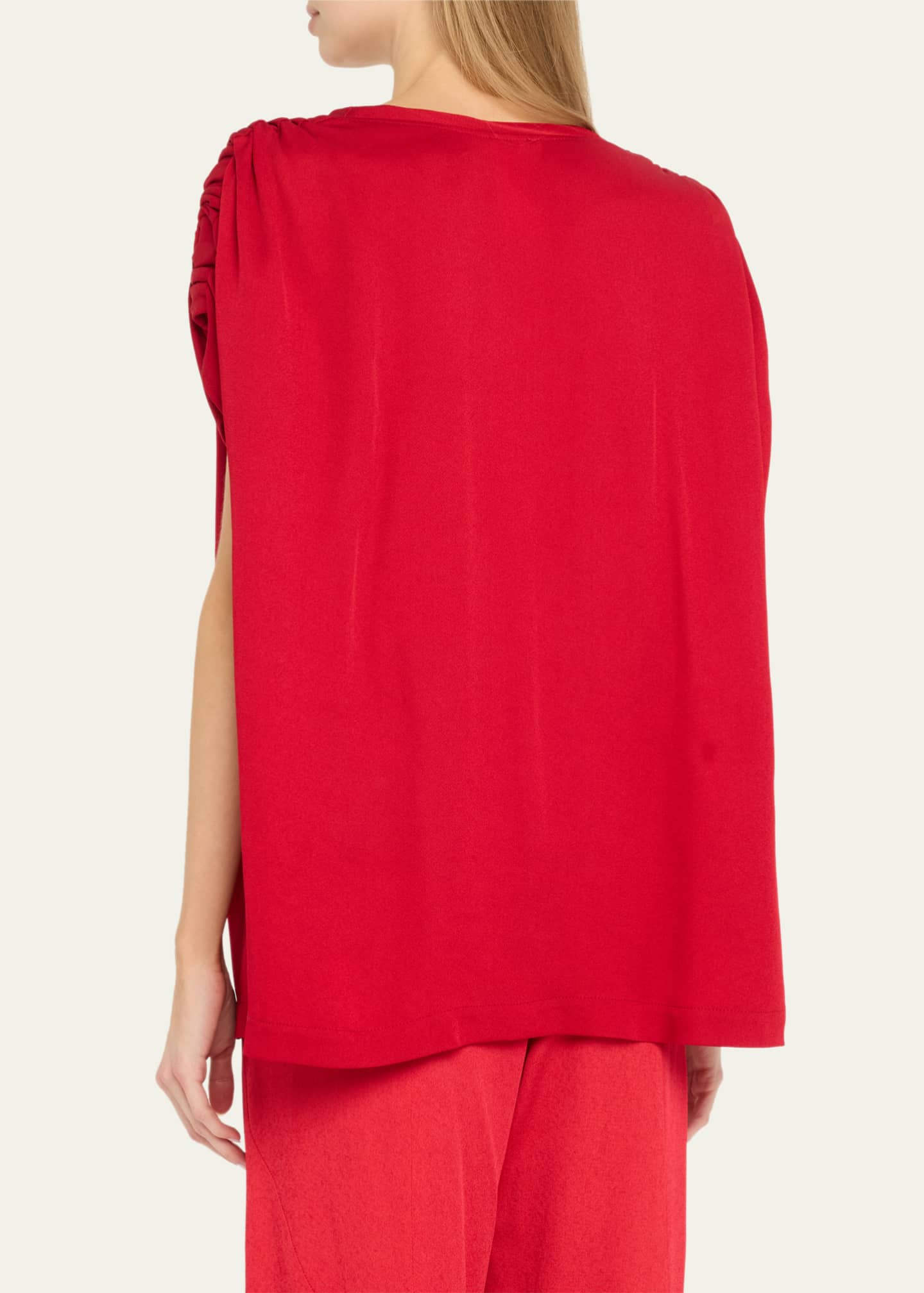 Zero + Maria Cornejo Ruched Muscle Top Image 3 of 5