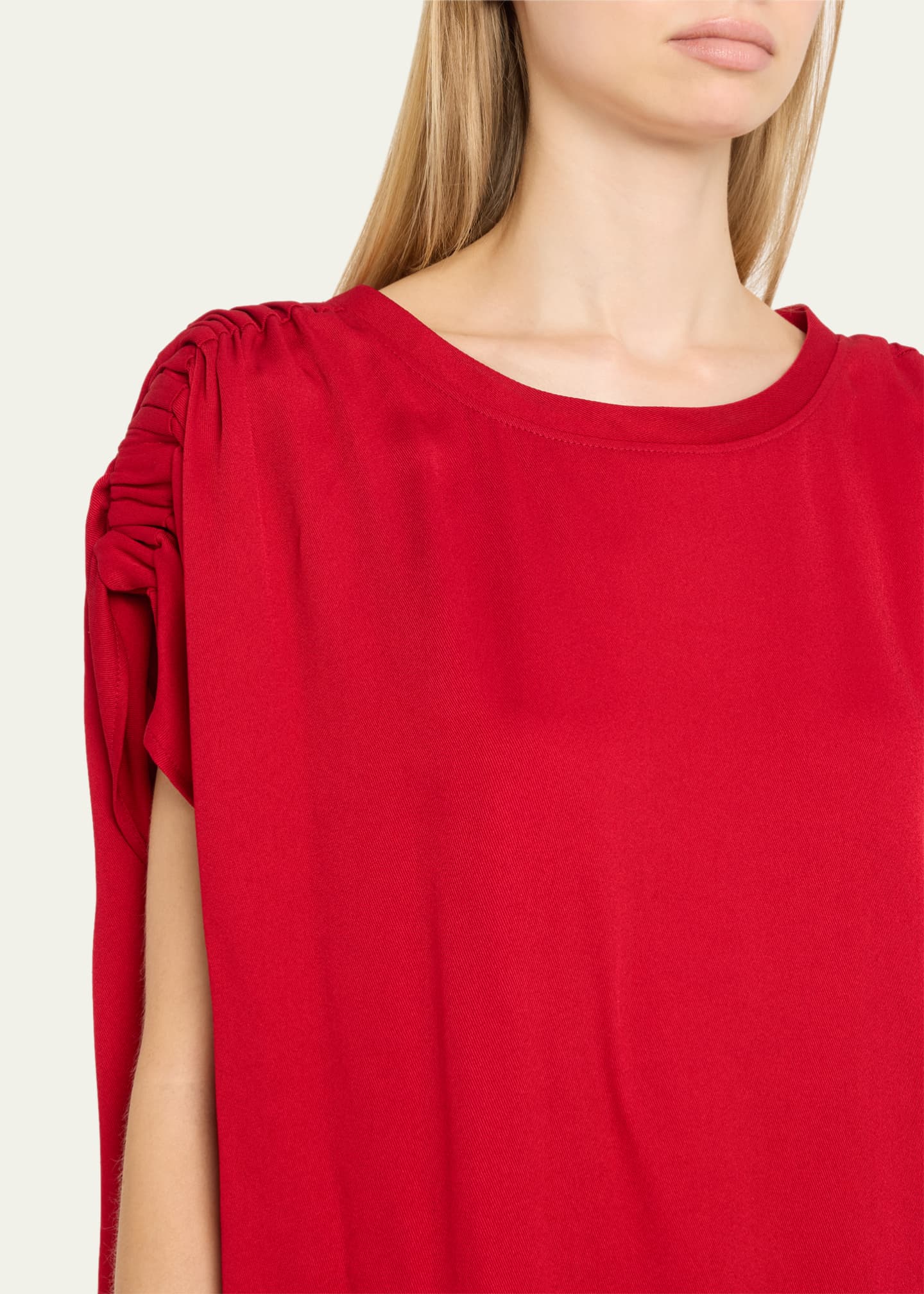 Zero + Maria Cornejo Ruched Muscle Top Image 5 of 5