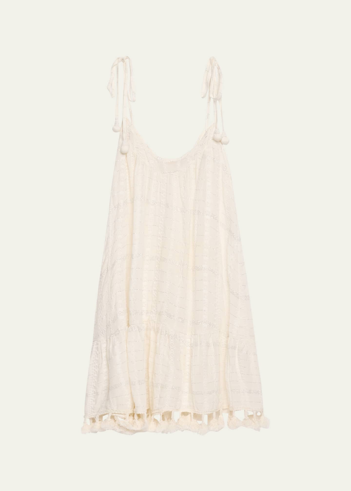 Jaxson Tassel-Trim Mini Dress