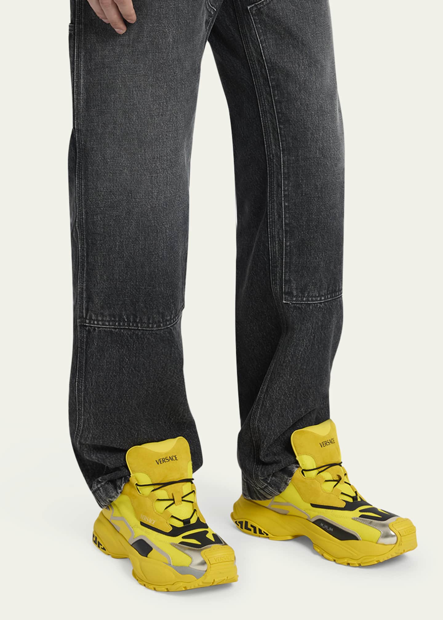 Versace Men's Mercury V4 Chunky Sneakers Image 2 of 5