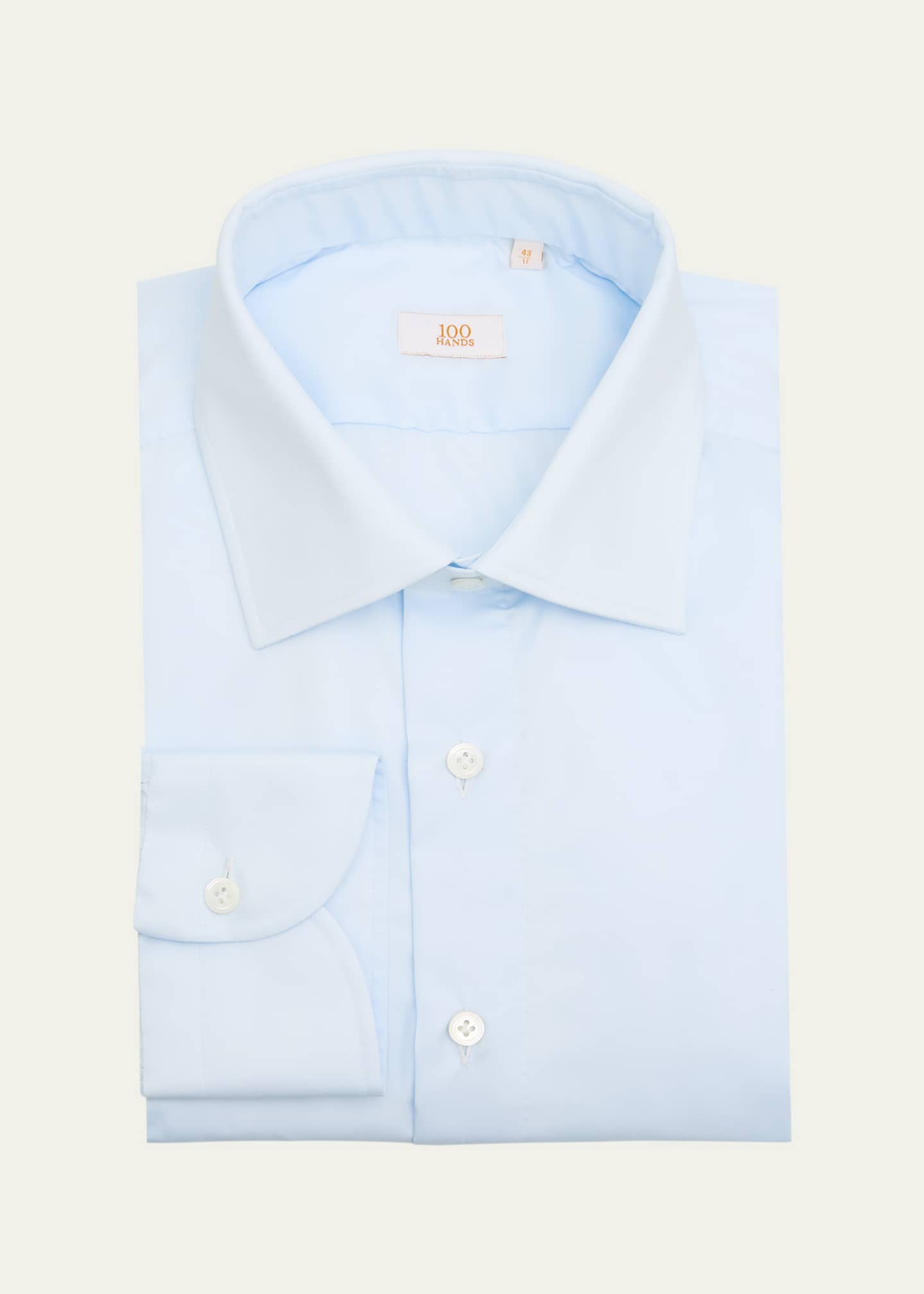 100Hands Men's Fine Cotton Twill Dress Shirt Image 1 of 2