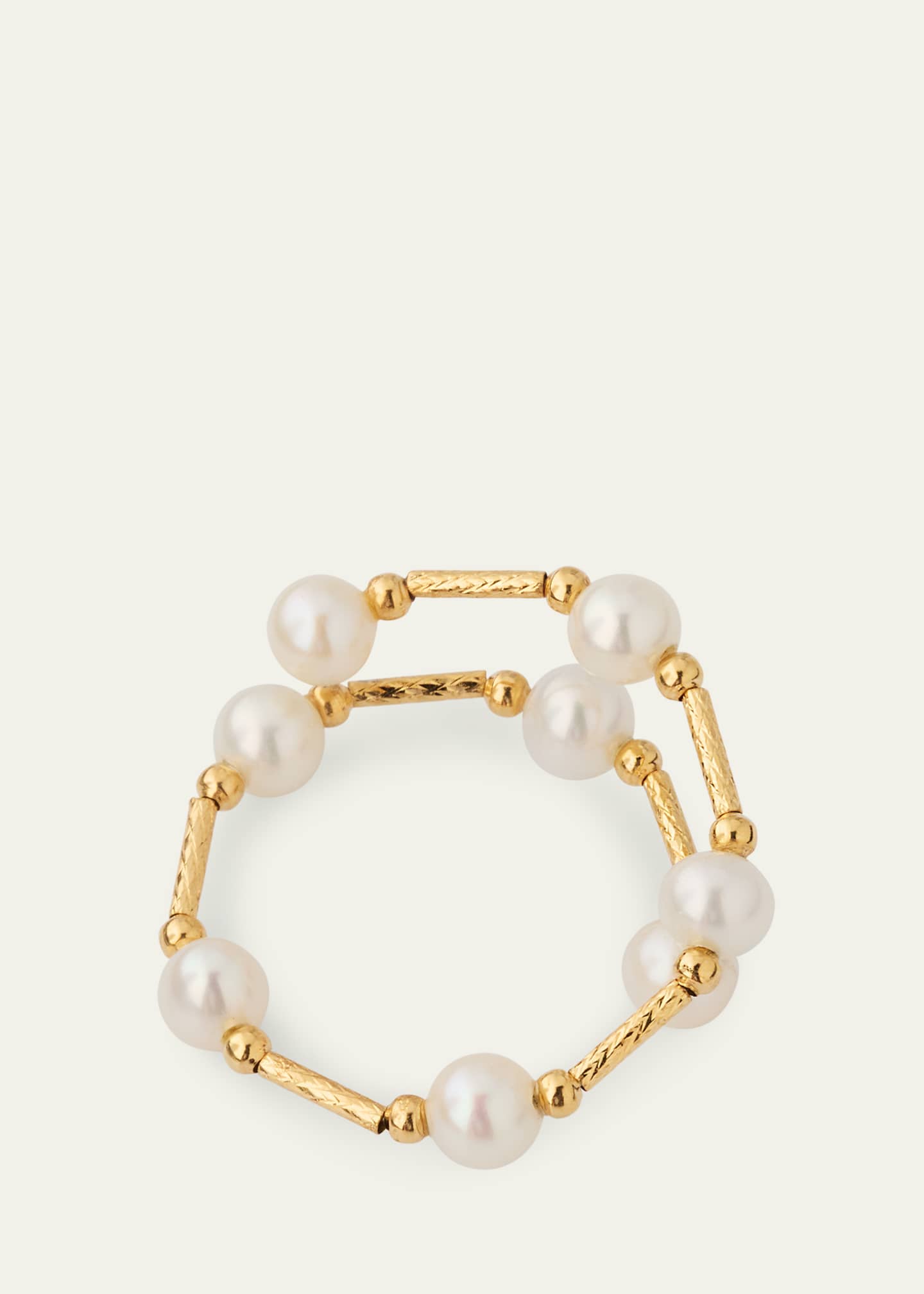 ATLAS LOVE 18K Marina Multi Pearl Prism Ring Image 4 of 4