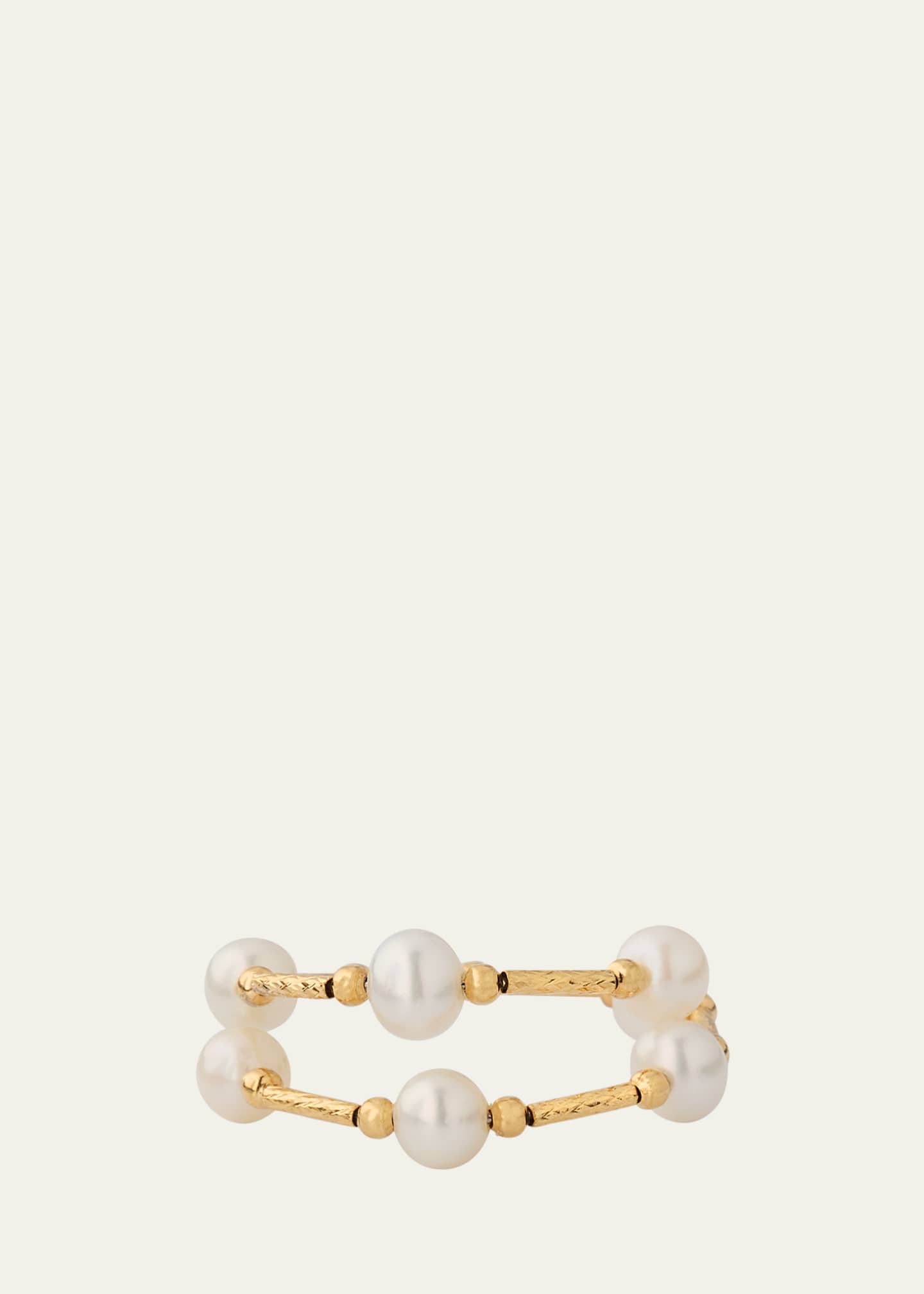 ATLAS LOVE 18K Marina Multi Pearl Prism Ring Image 1 of 4