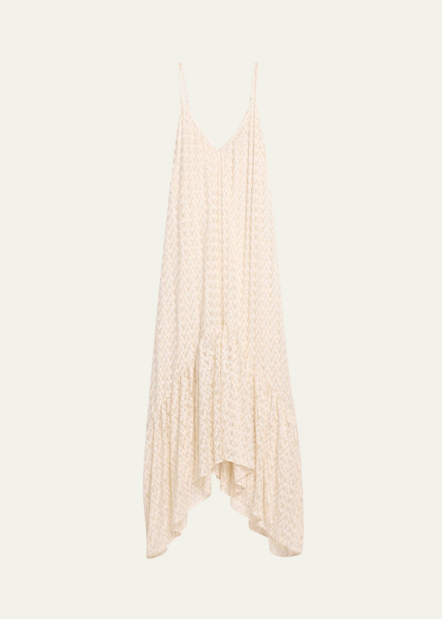 Ramy Brook Anya Metallic Zig-Zag Maxi Dress Image 1 of 5