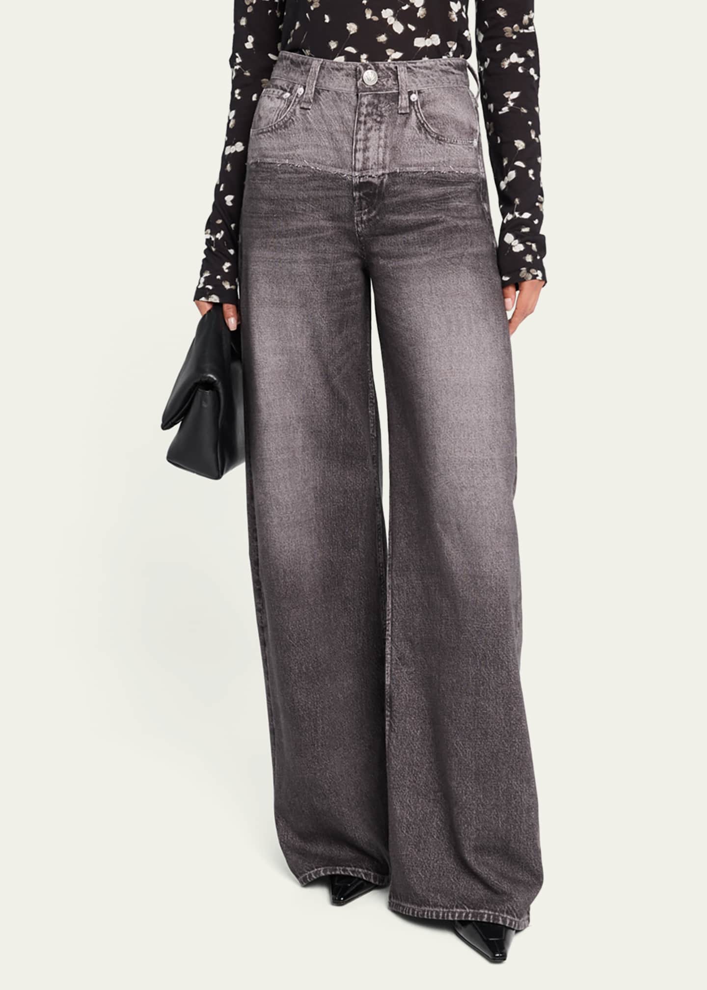 Rag & Bone Miramar Fleece Sofie Wide-Leg Pants Image 4 of 5