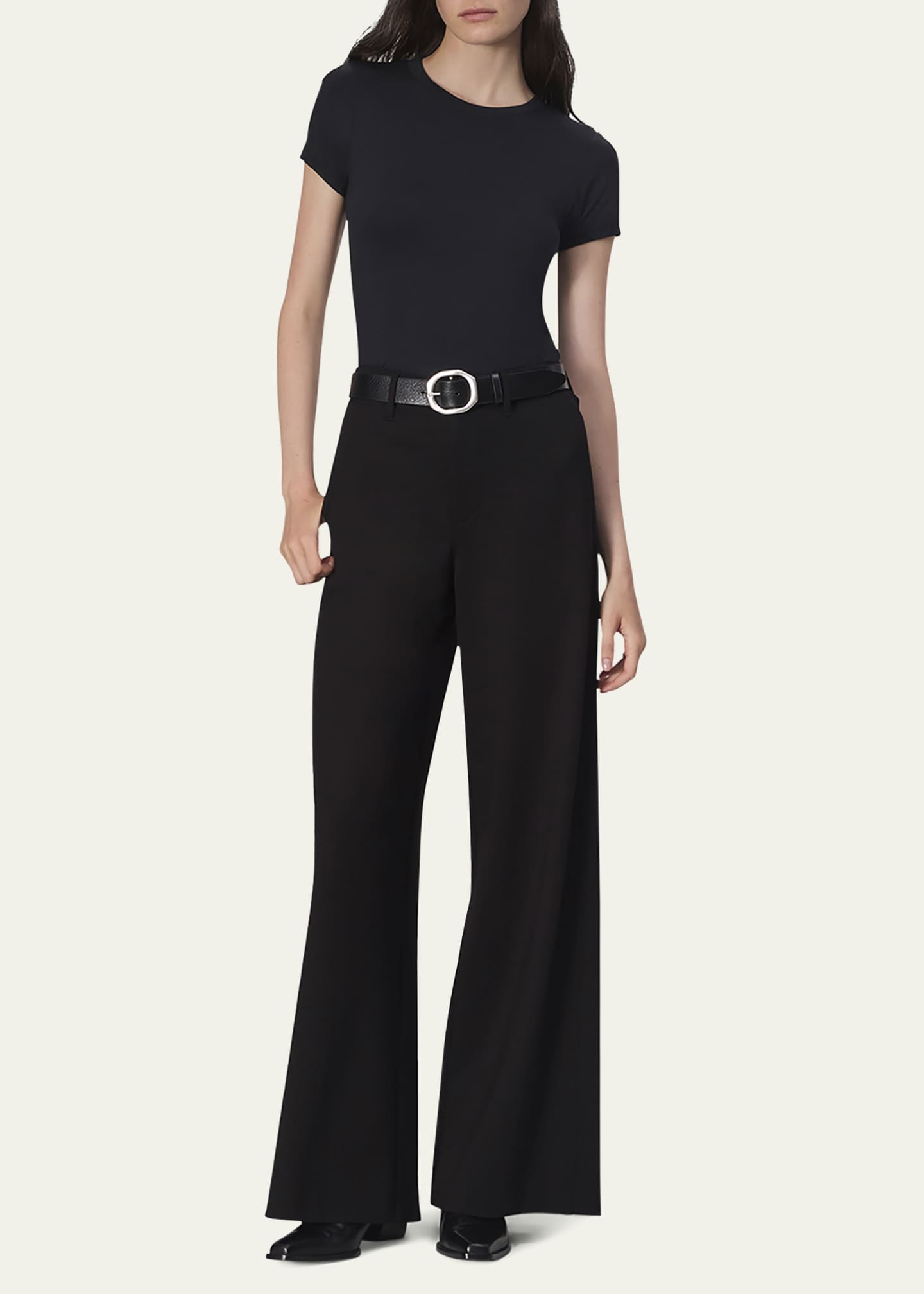 Rag & Bone Sofie Wide-Leg Ponte Pants Image 2 of 5