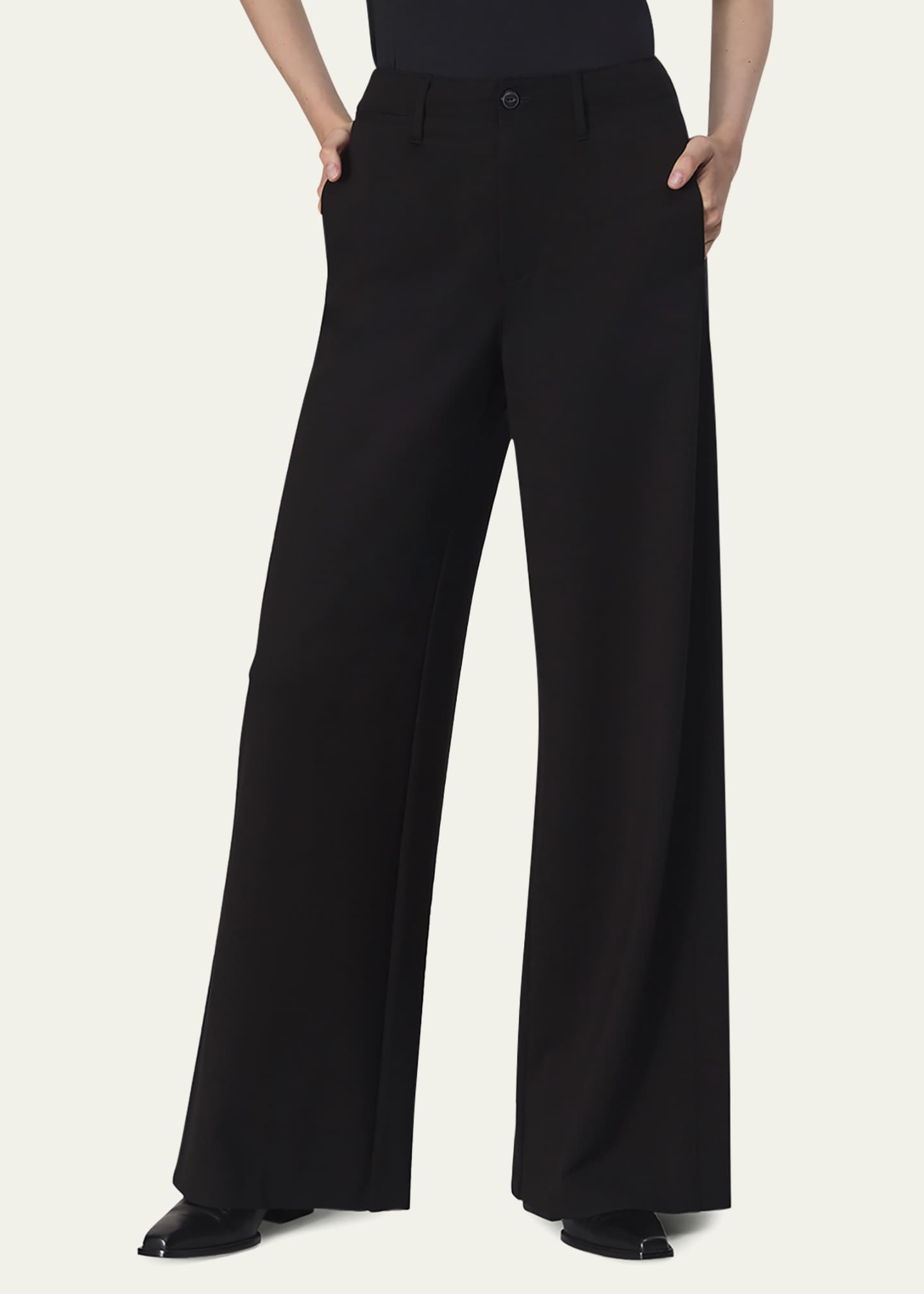 Rag & Bone Sofie Wide-Leg Ponte Pants Image 4 of 5