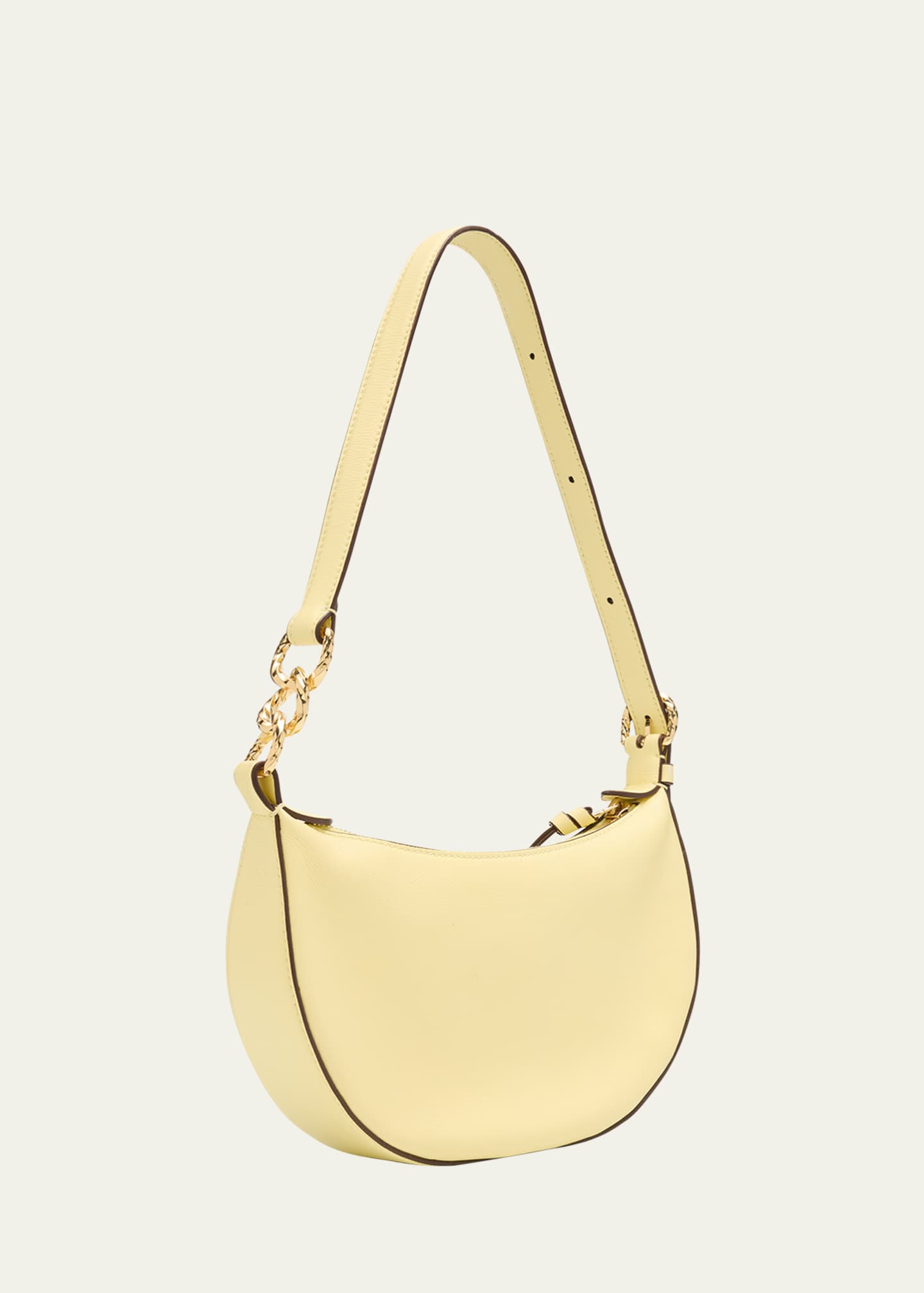 Ulla Johnson Twyla Mini Leather Shoulder Hobo Bag Image 3 of 6