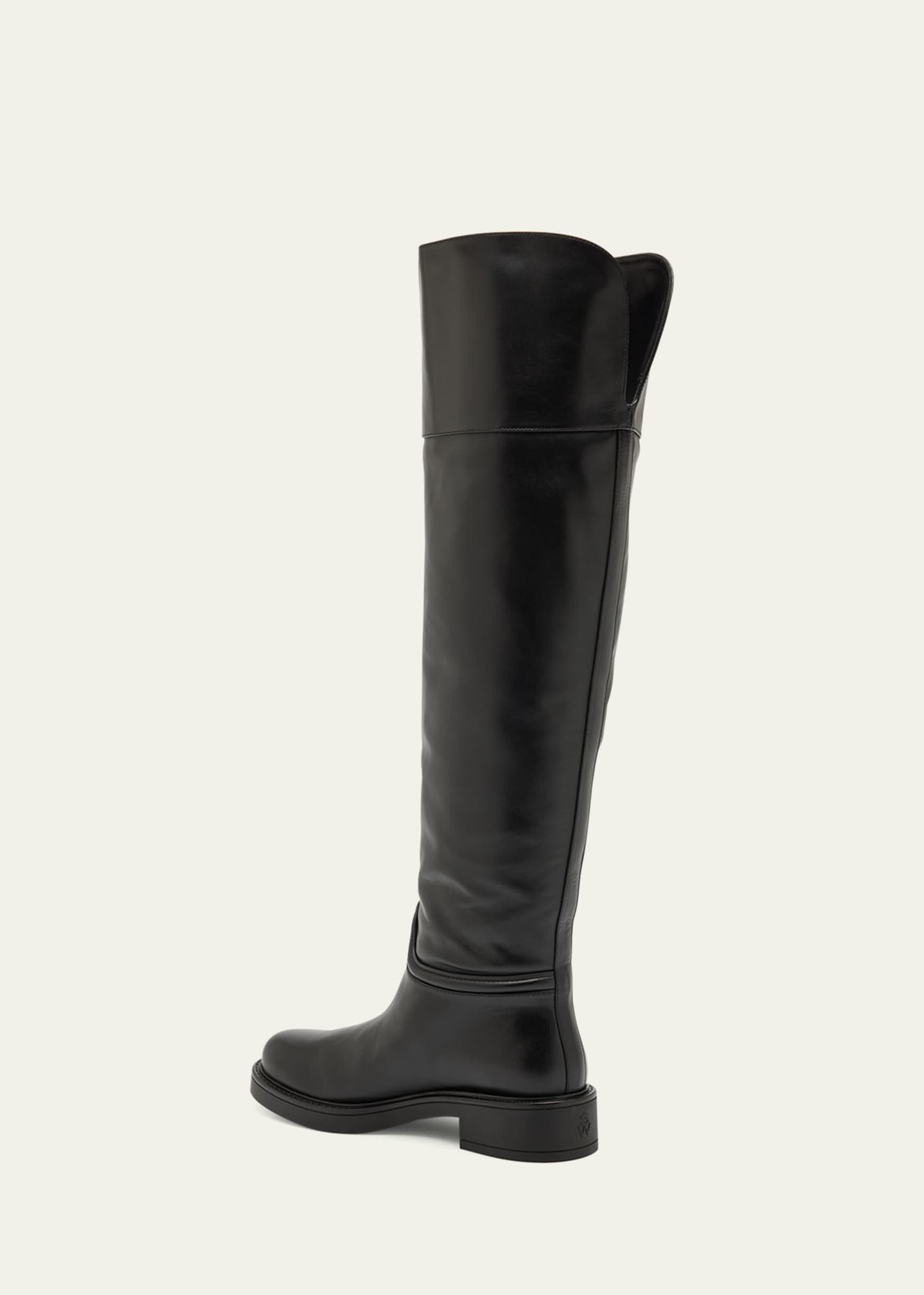 Stuart Weitzman Celia Leather Over-The-Knee Riding Boots Image 4 of 6