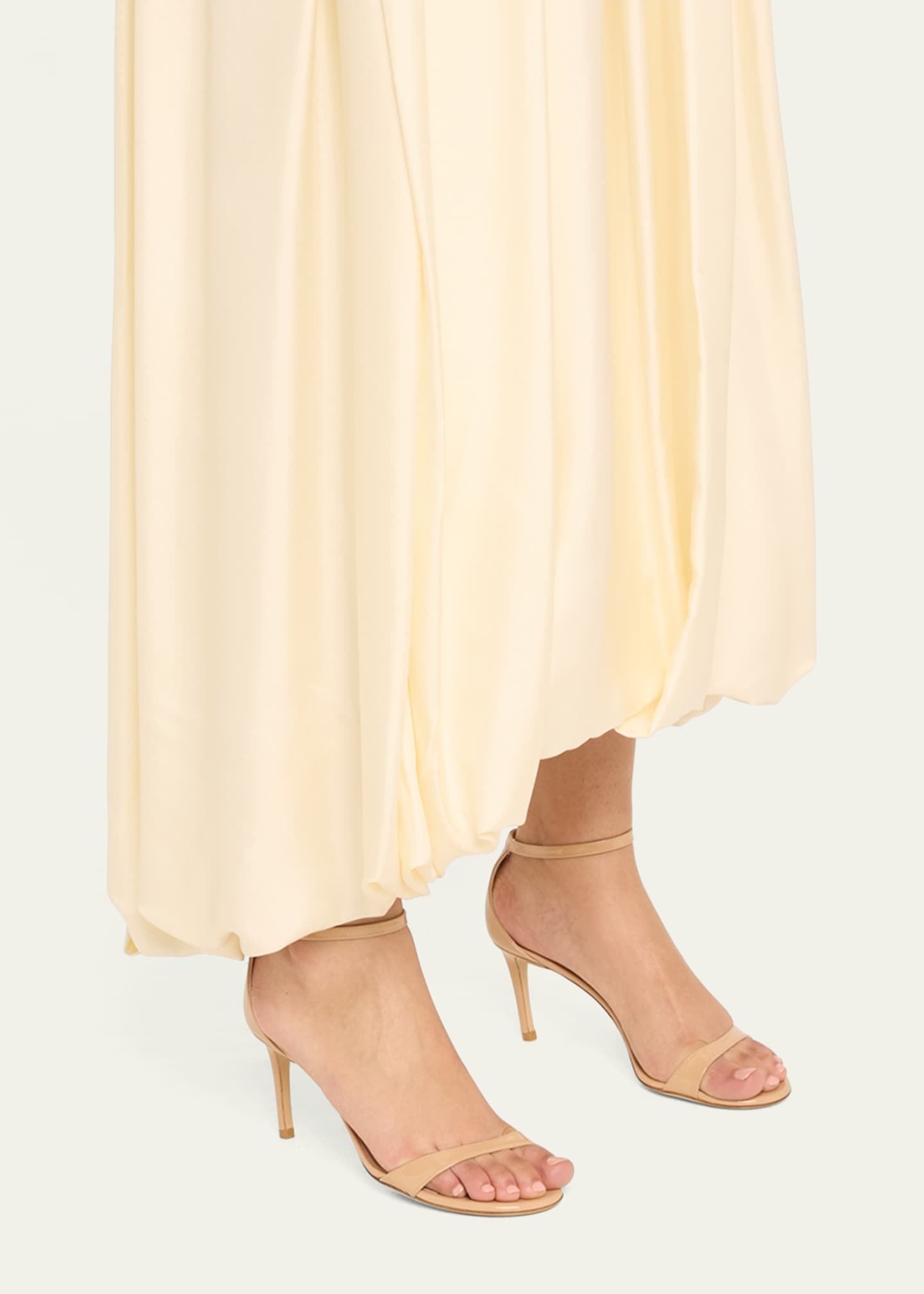 Stuart Weitzman Nudist Ii 75 Patent Leather Sandals Image 2 of 6