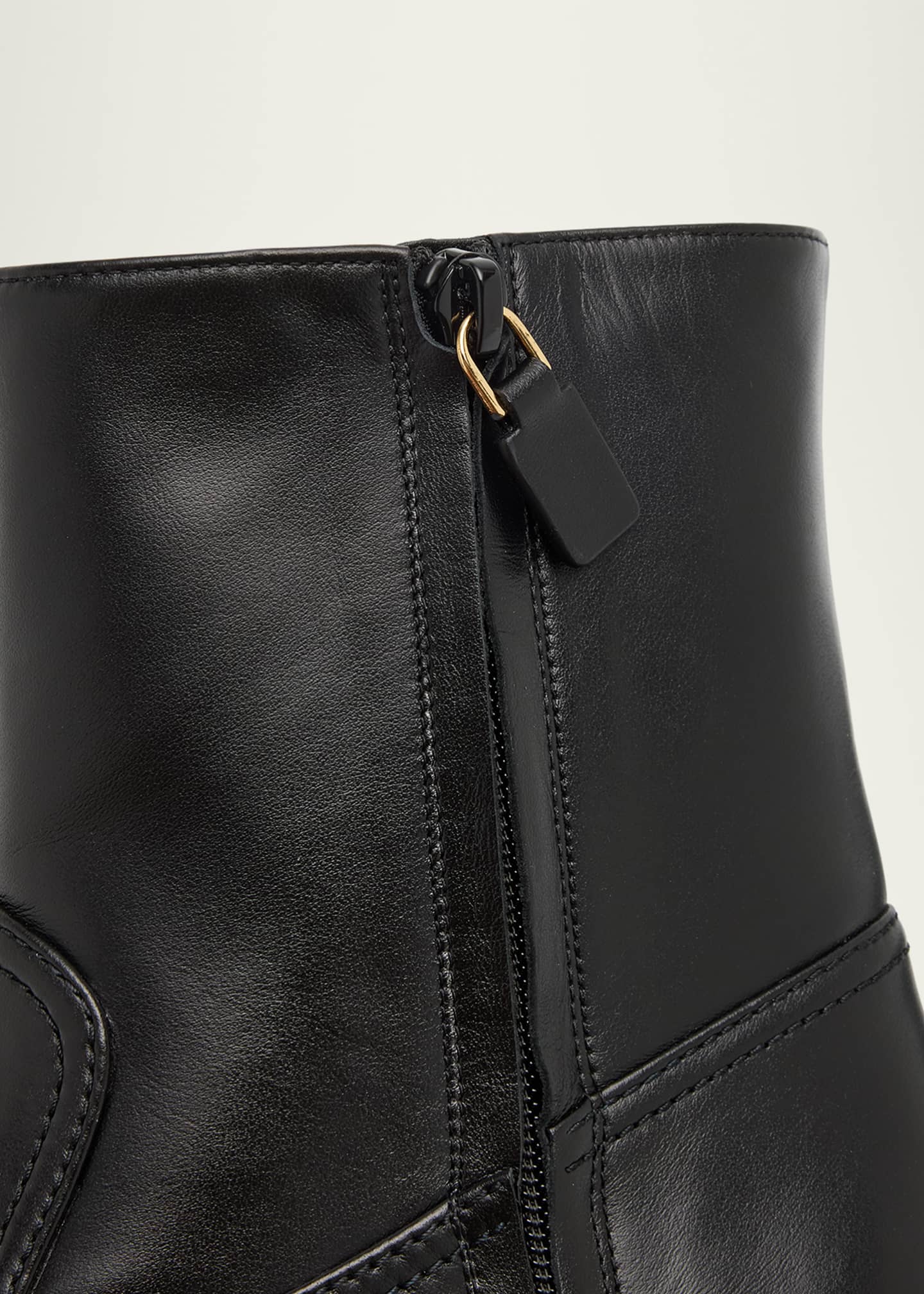 Stuart Weitzman Tate Pointed Zip Leather Booties Image 5 of 6